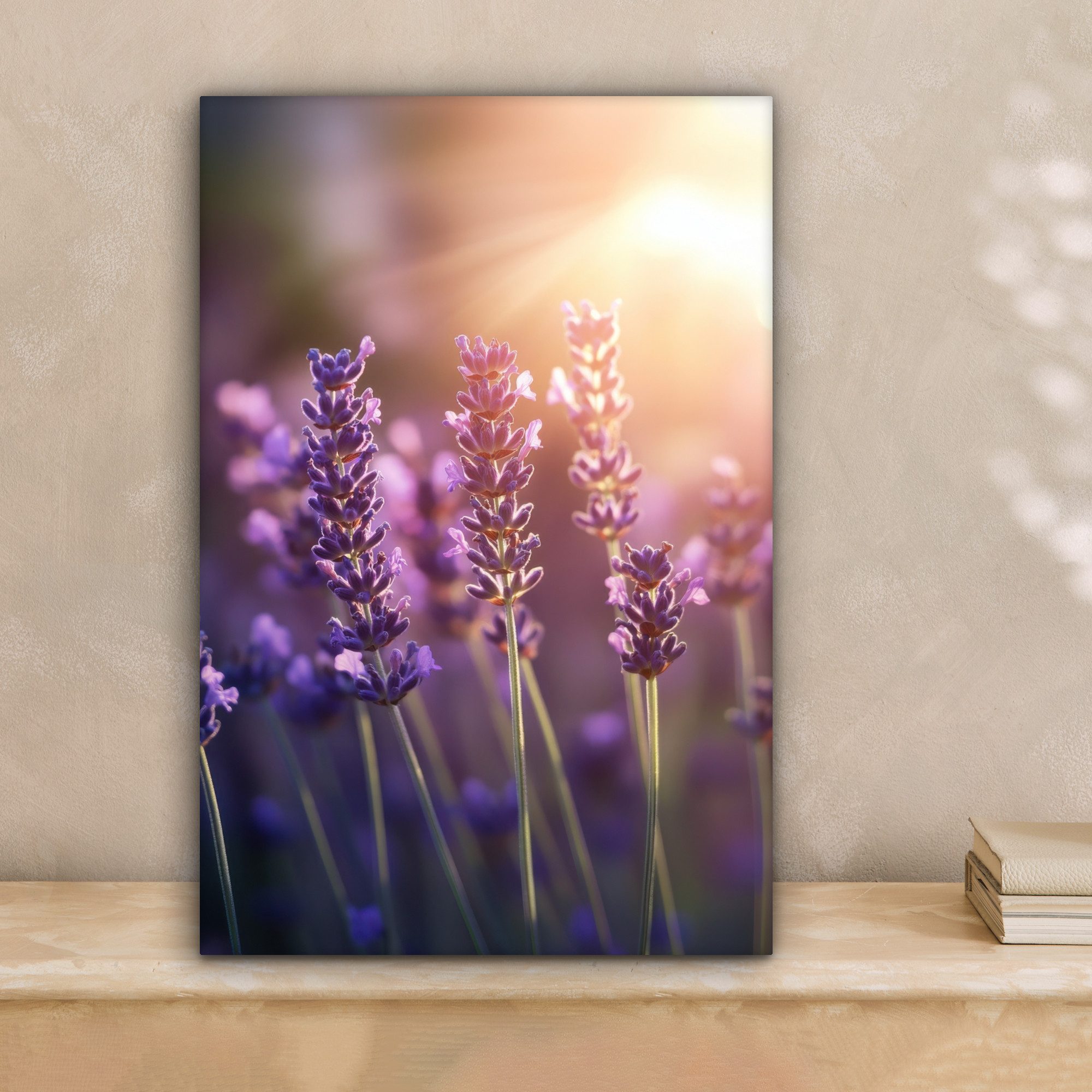 OneMillionCanvasses® Leinwandbild Lavendelblüten - Lila - günstig online kaufen