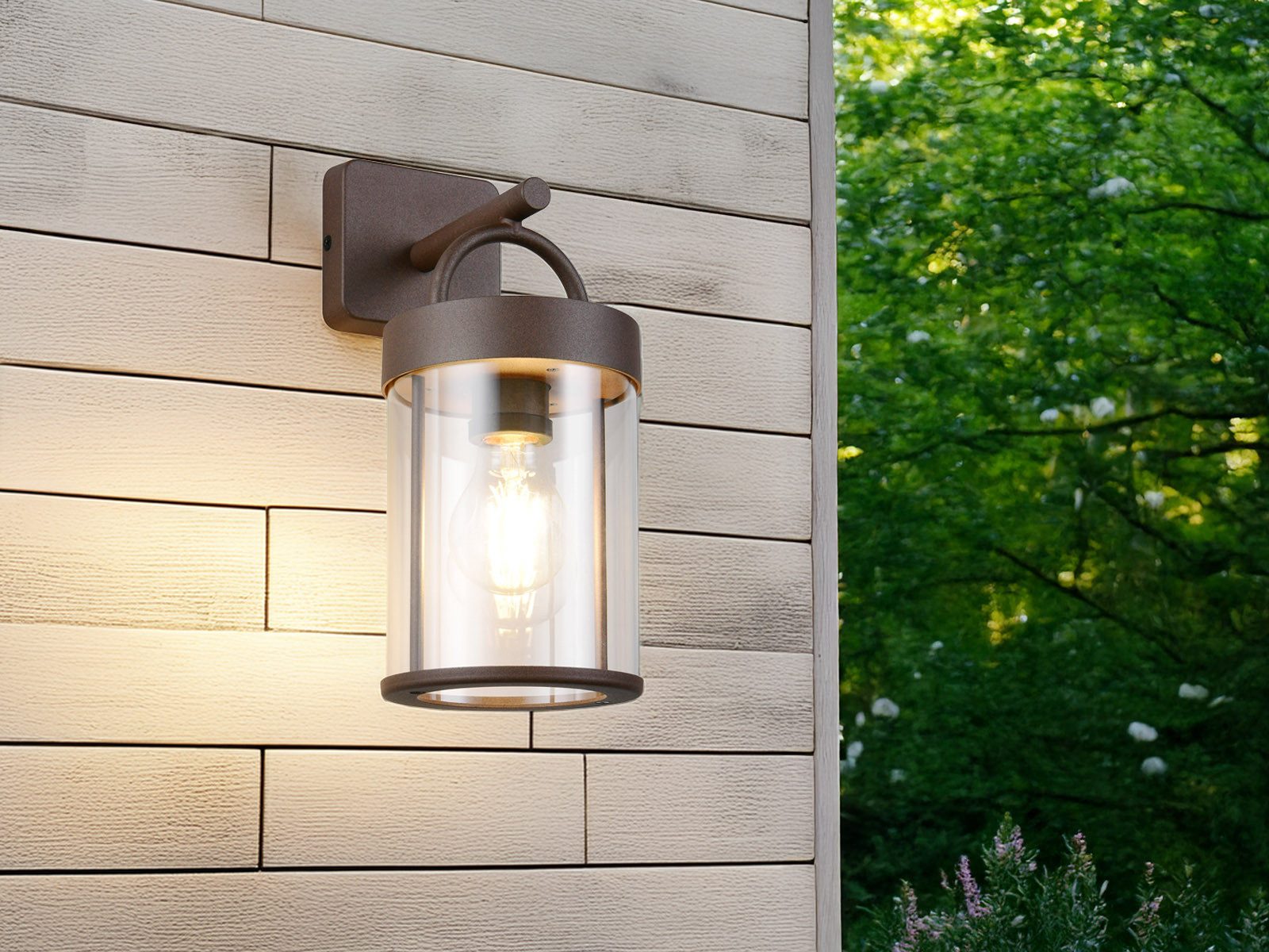Reality Leuchten LED Außen-Wandleuchte, LED wechselbar, günstig online kaufen