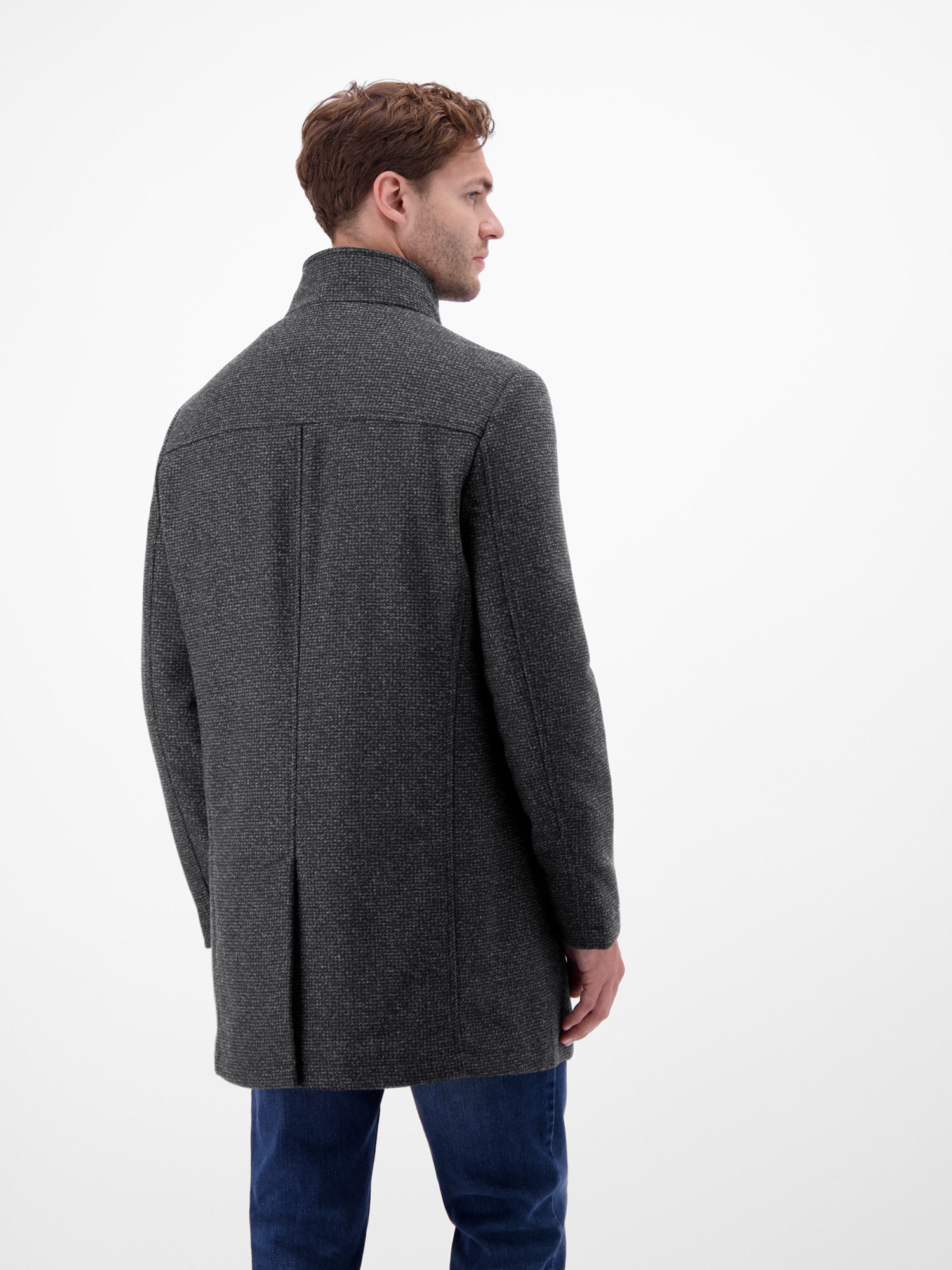 LERROS Wollmantel Sportiver Wollmantel für Herren