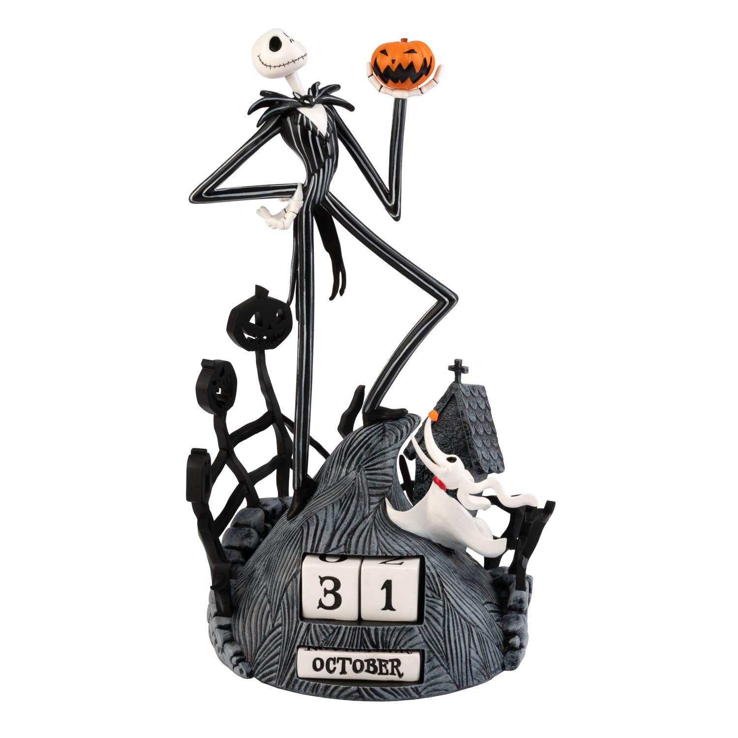 Grupo Erik ewige Kalender Nightmare Before Christmas 3D Ewiger Kalender, Offiziell lizenzierter Kalender mit den Maßen 13 x 13 x 23 cm.
