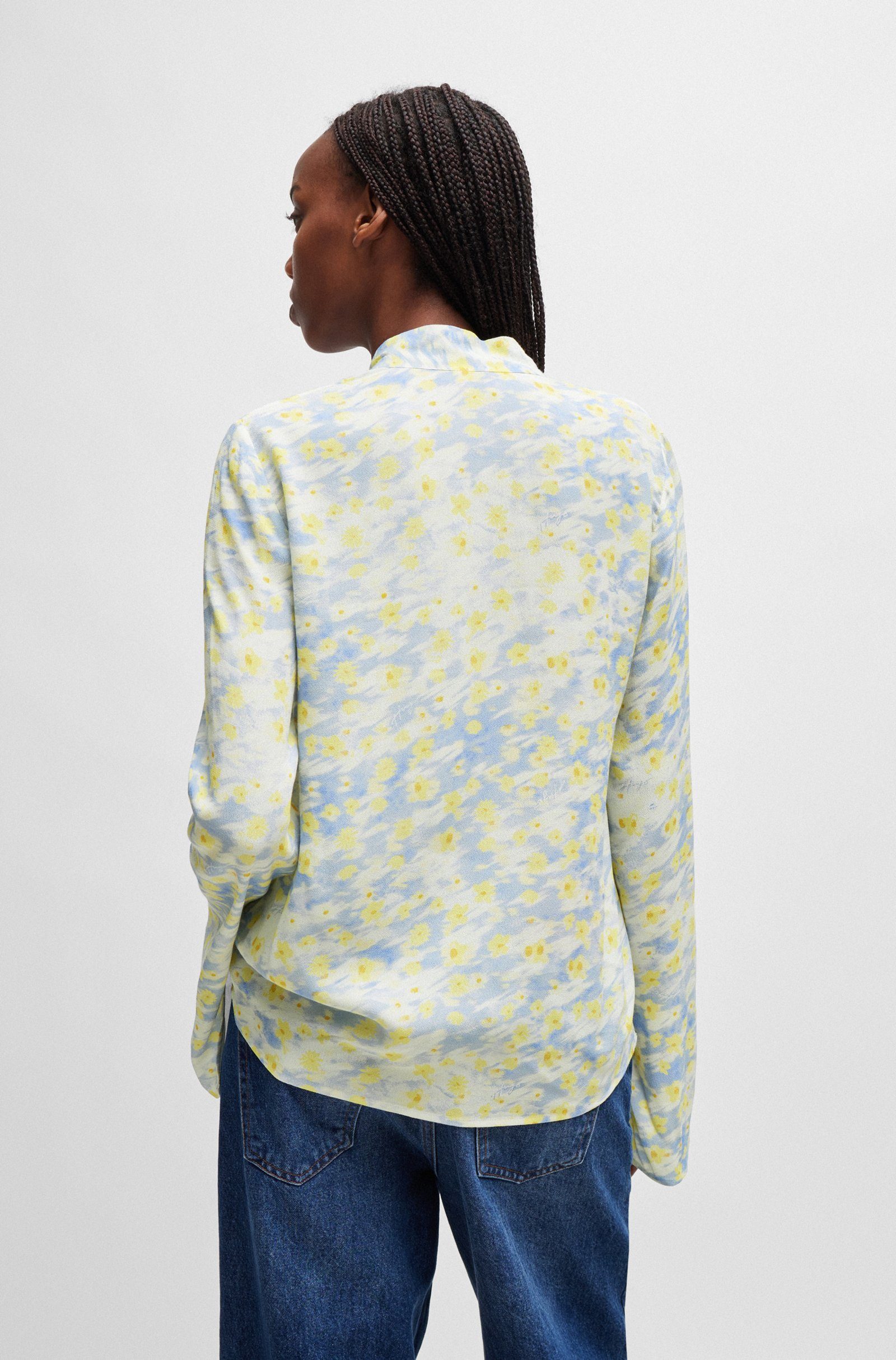 HUGO Klassische Bluse Cinoni-1 (1-tlg)