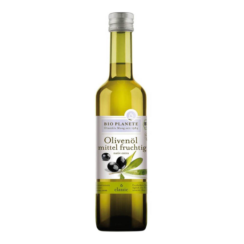 Bio Planete Speiseöl Olivenöl nativ extra mittelfruchtig 500ml 2er Pack