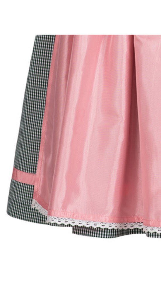 Nübler Dirndl Kinderdirndl 3-teilig Nina in Weiß von Nübler 3 teiliges Set aus Dirndl, Bluse und Schürze