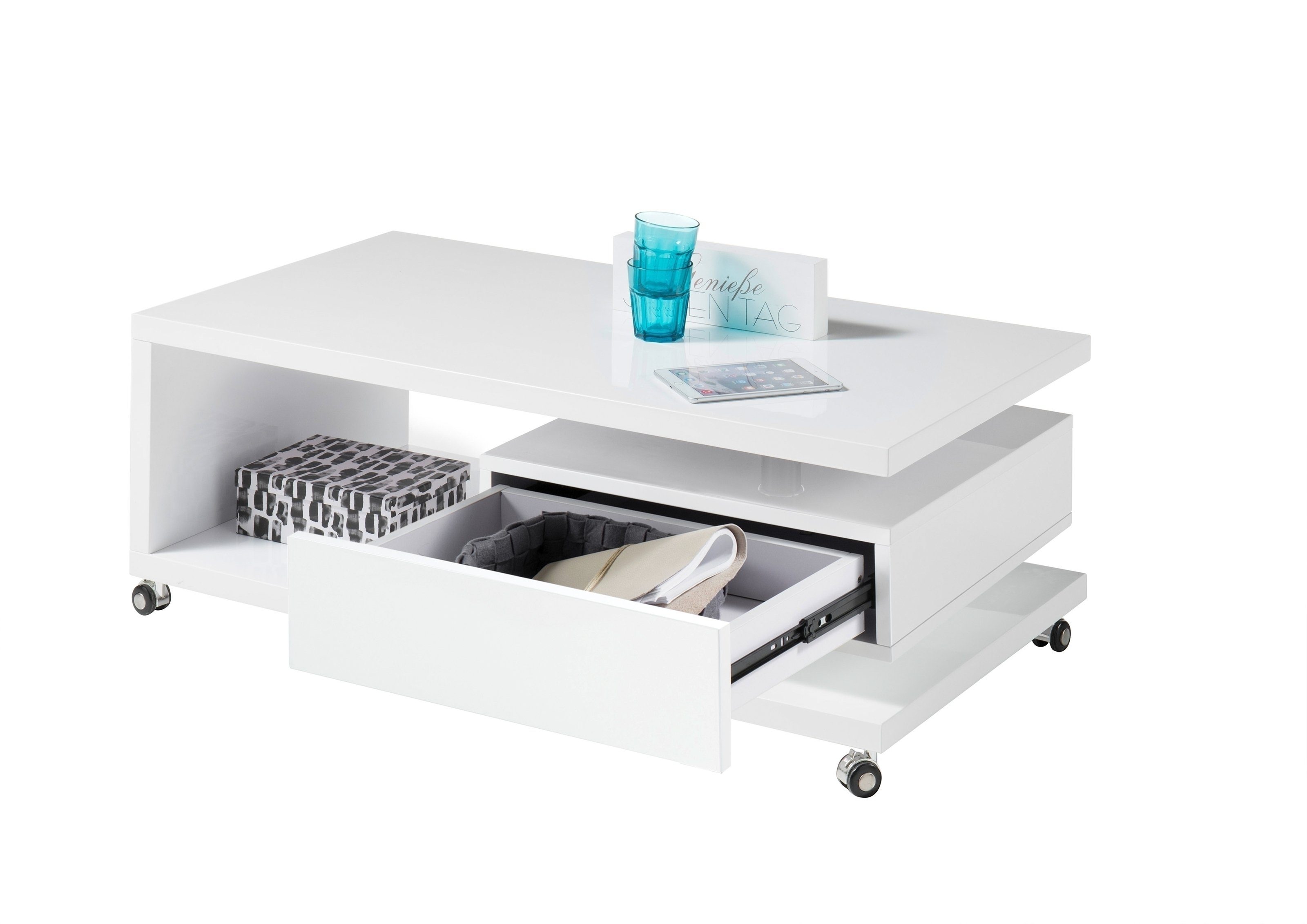 Stolkom Sp.z.o.o. Couchtisch in weiß, MDF günstig online kaufen