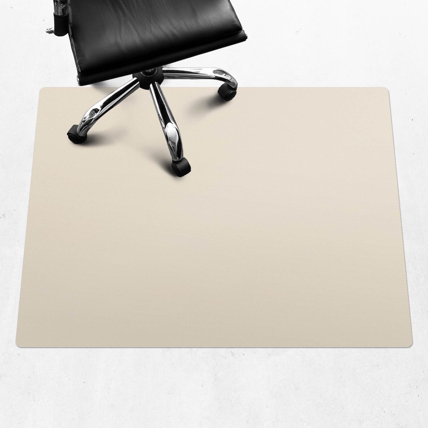 Tulup Bodenschutzmatte Bürostuhlunterlage Farbe Beige n Unterlage Schreibtischstuhl