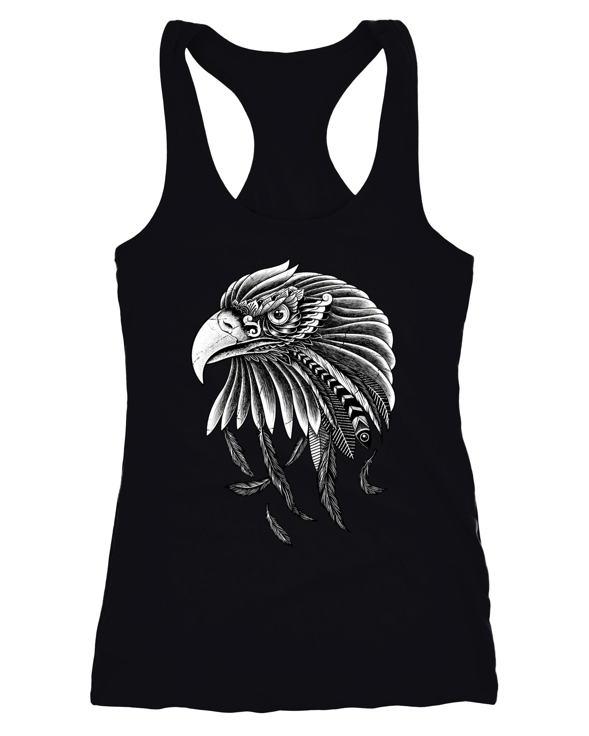 Tanktop Damen Tank-Top Adler Motiv Racerback Neverless®