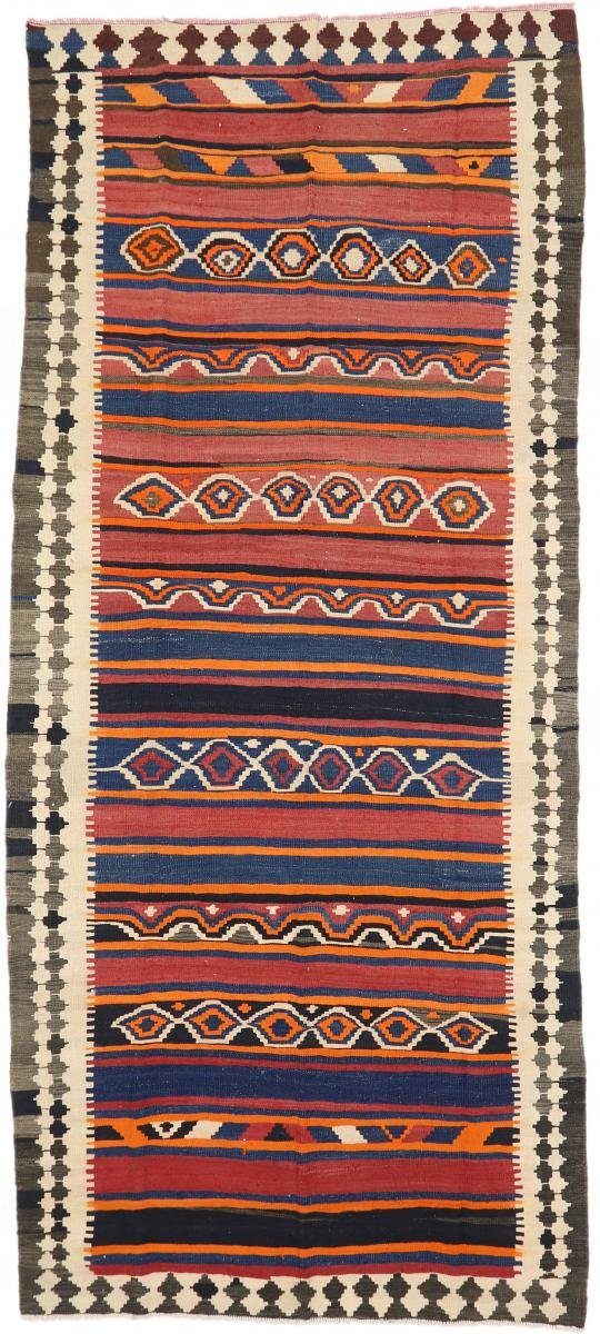 Orientteppich Kelim Fars Azerbaijan Antik 172x398 Handgewebter Orientteppich, Nain Trading, rechteckig, Höhe: 4 mm