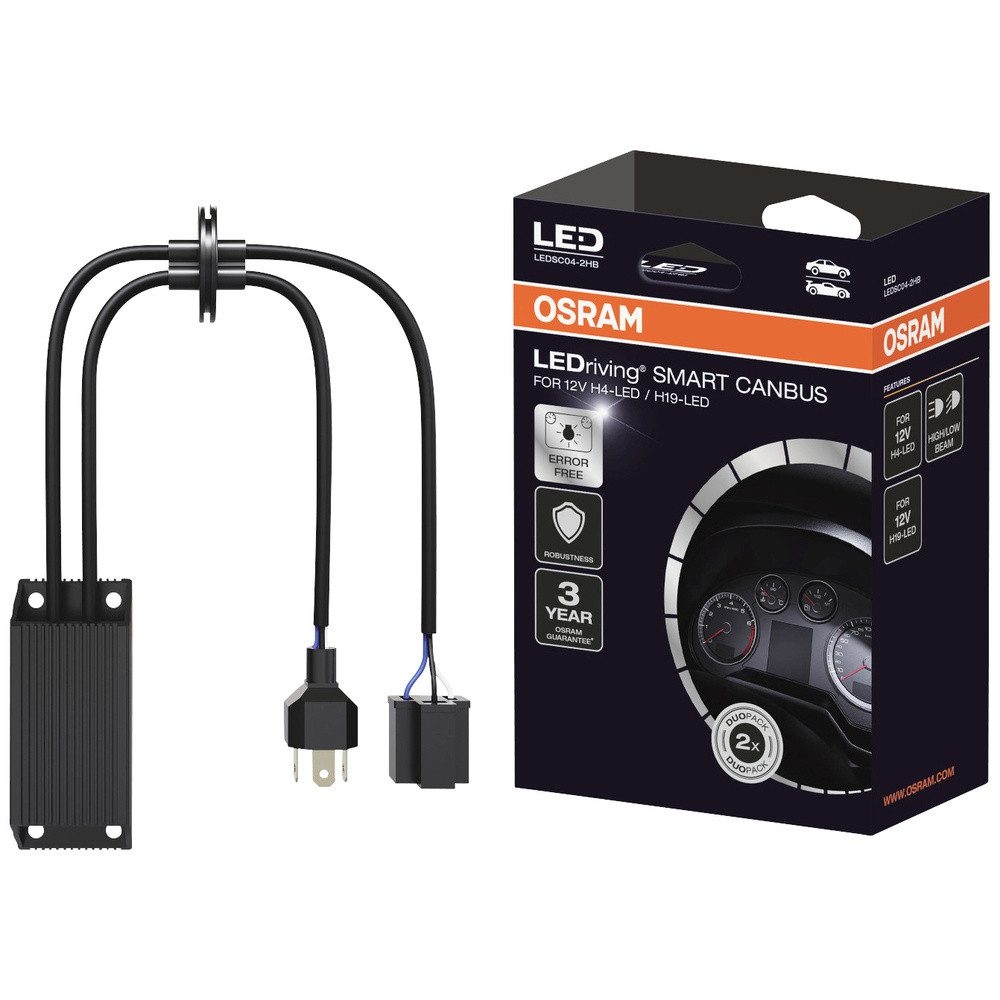 Osram Lampenfassung Osram Automotive CanBus Lastwiderstand LEDSC04-2HB Bauart (Kfz-Leucht