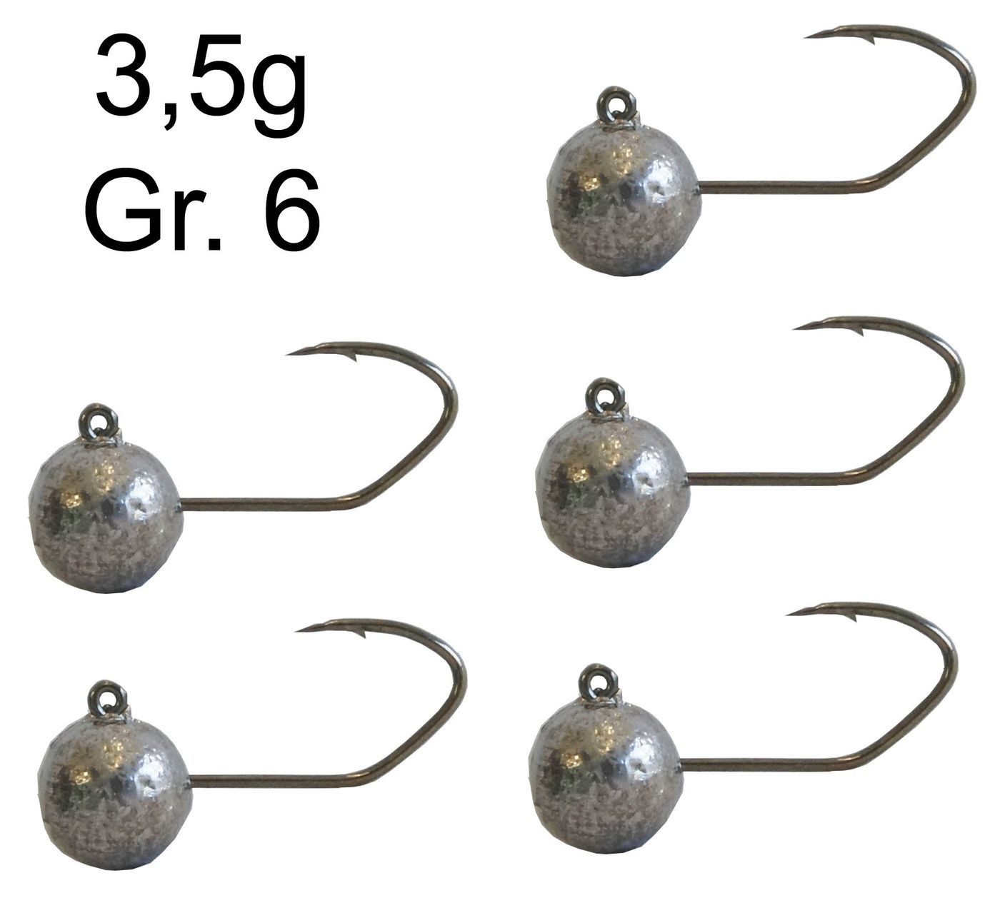 Predax Jighaken 10 Predax Fishing MSO Jigköpfe Gr. 6 - Raubfischhaken Set