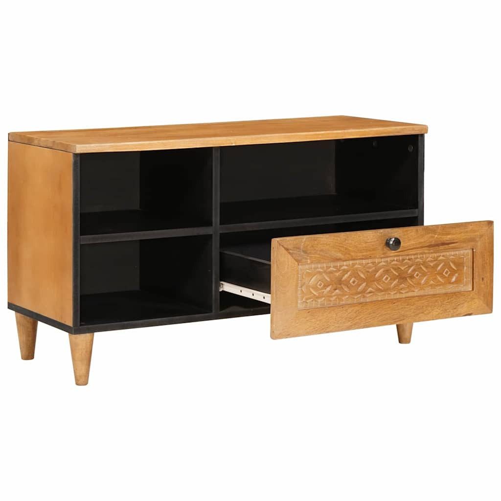 vidaXL TV-Schrank TV-Schränk mit Schubladen 80 x 33 x 46 cm Massivholz (1-St)
