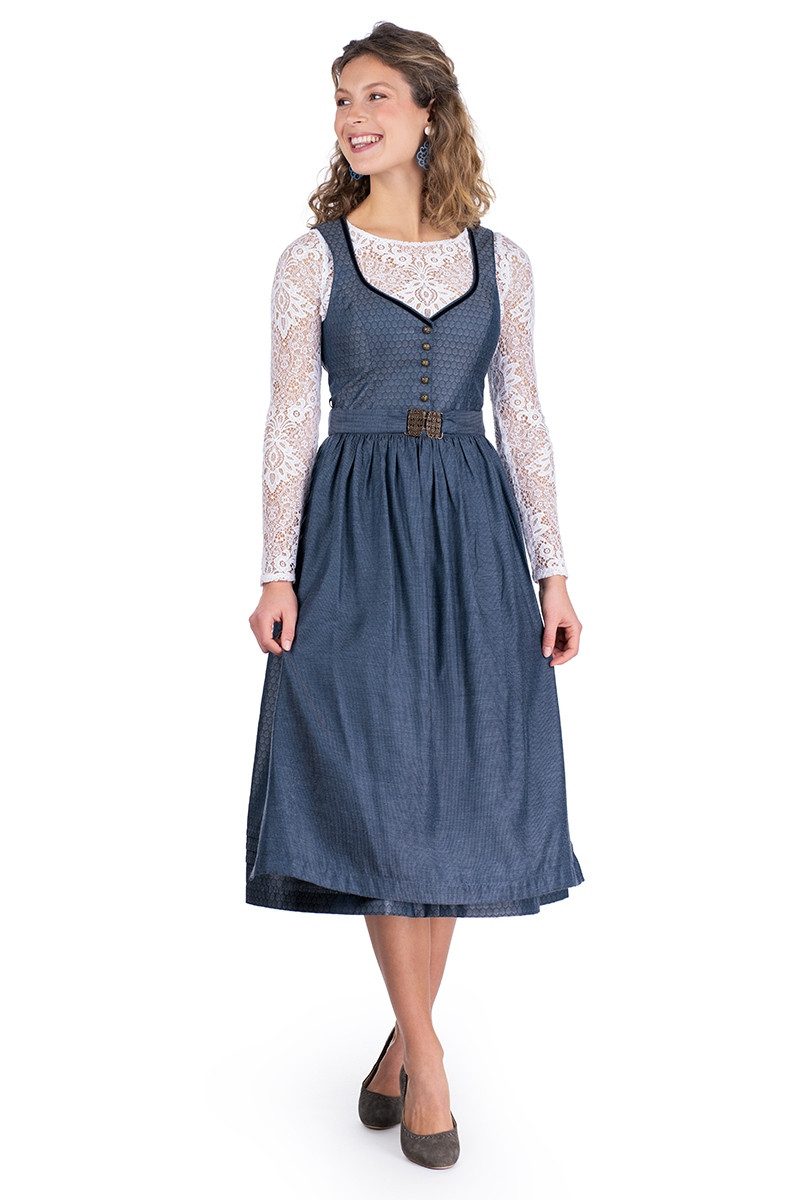 MarJo Dirndlbluse Dirndlbluse - HORTENSIA-DALIDA LA - weiß