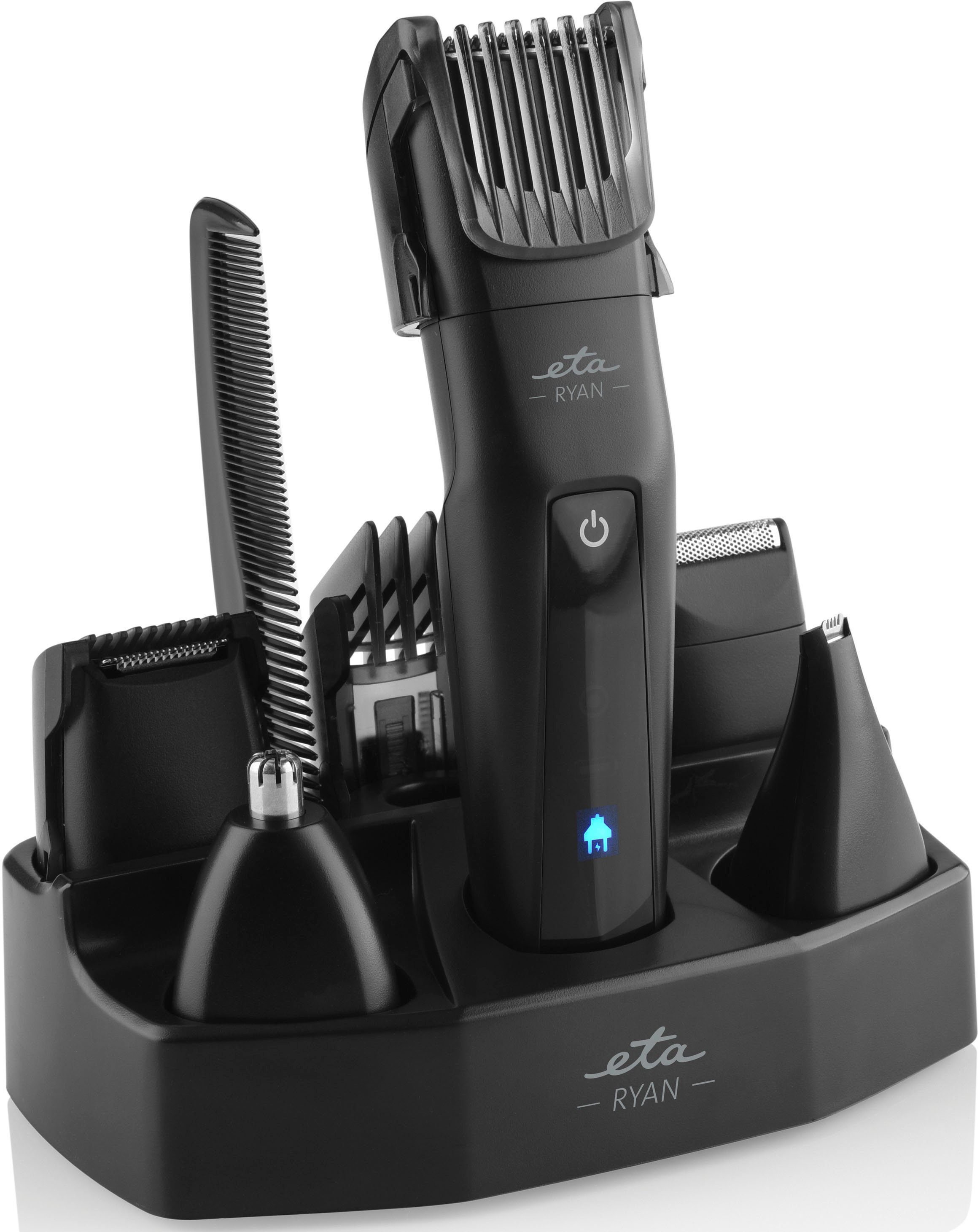 eta Multifunktionstrimmer RYAN ETA634590000, Akku-& Netzbetrieb, zum Schneiden vom Bart, Haaren, Ohr- + Nasehärchen
