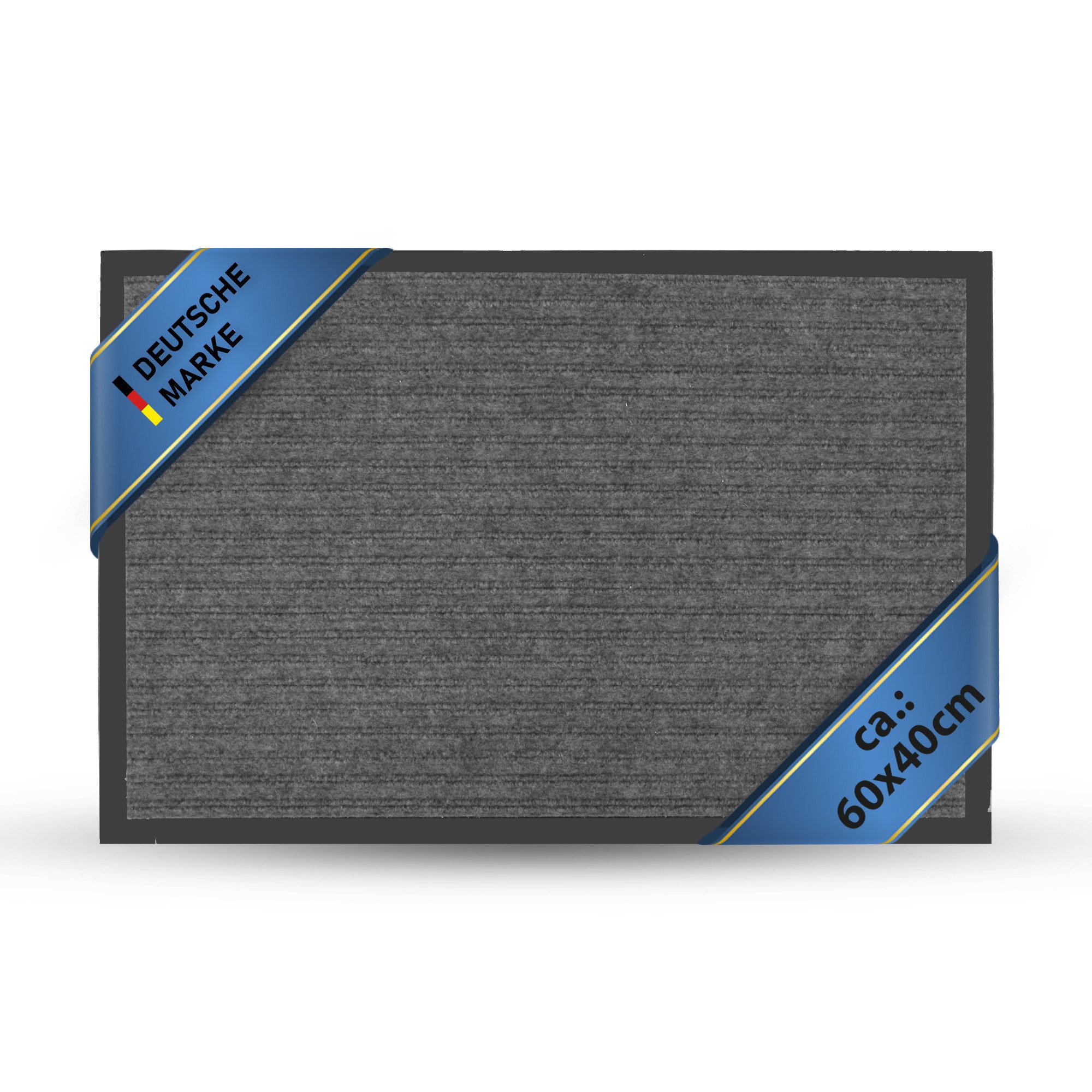 Bestlivings Fußmatte Basic Matte, Rechteckig, Höhe: 5 mm, extra flach und saugstark, rutschfest