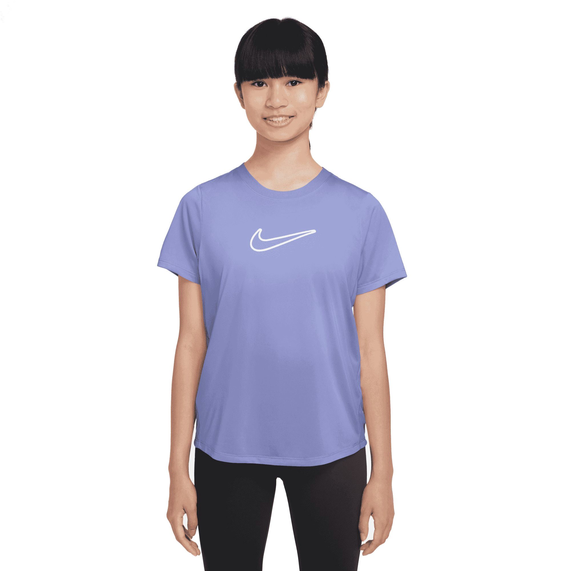 Nike T-Shirt Nike Mädchen T-Shirt Dri-FIT One Fitted Big Kids (Girl) FZ5600 – Bild 3 von 5