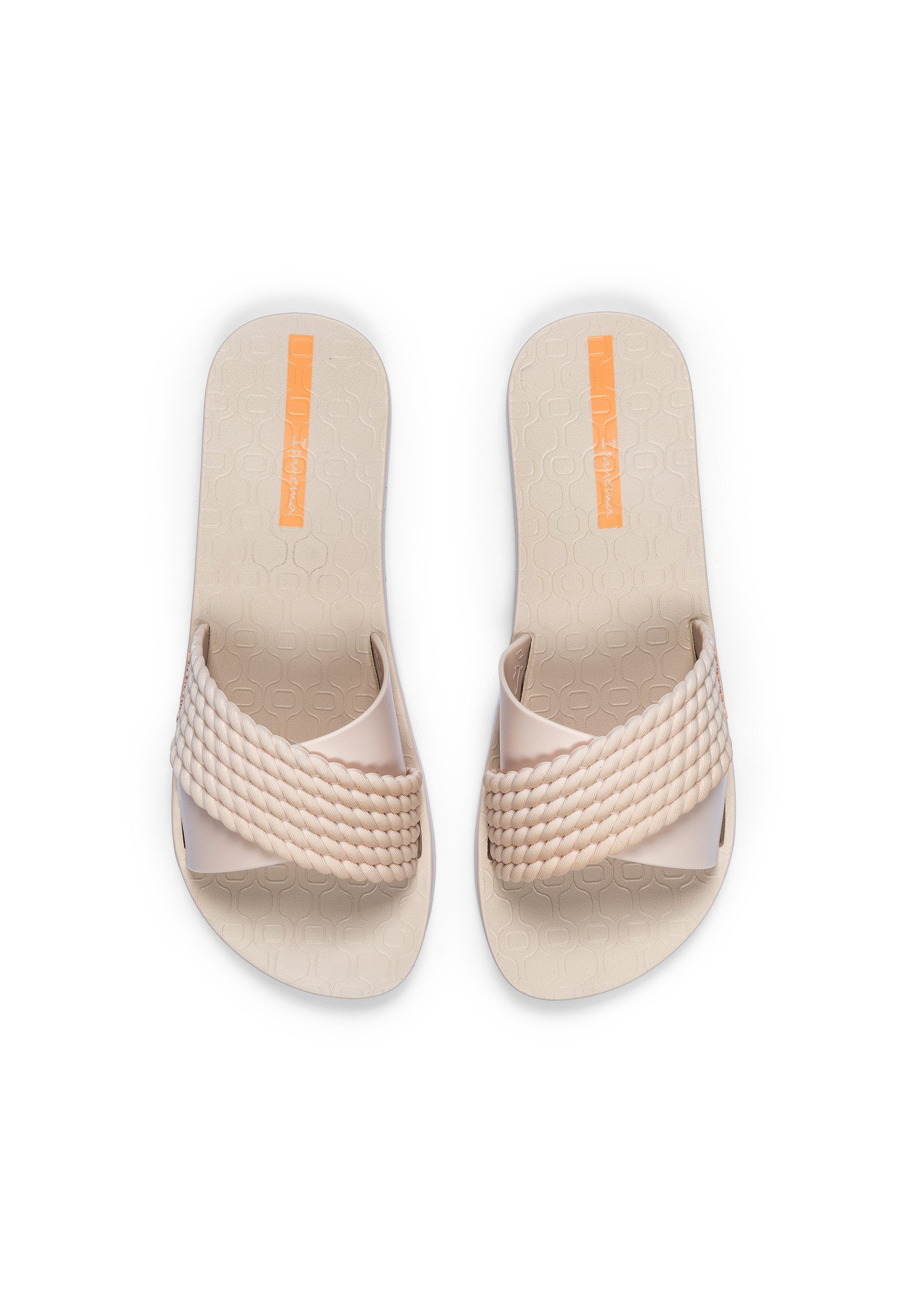 Ipanema STREET II FEM - Badelatschen / Slides Pantolette Bade-Slides mit Riemen in Stahlseil-Optik