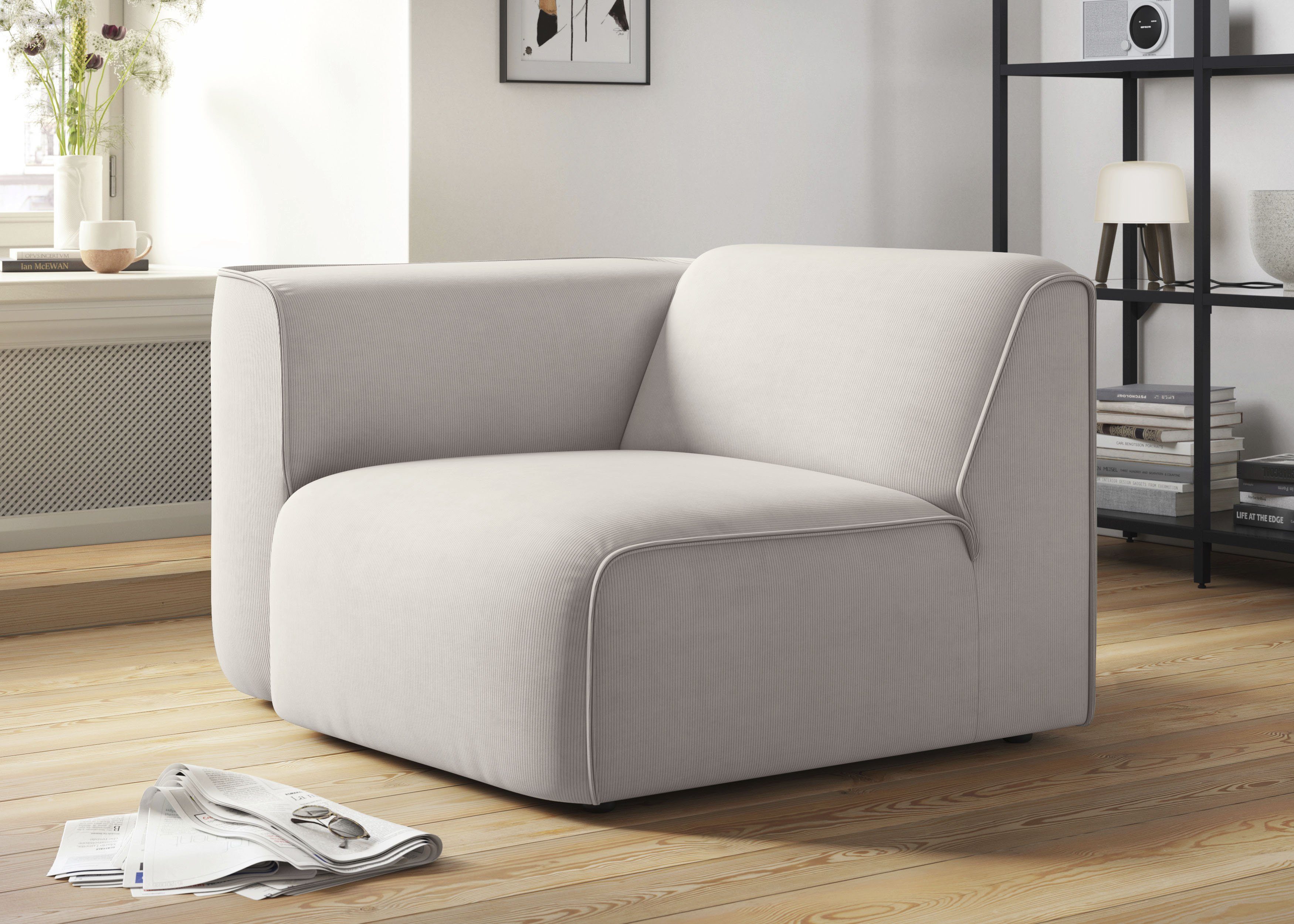 RAUM.ID Sessel Merid Sofa-Eckelement, Maße B/T/H: günstig online kaufen