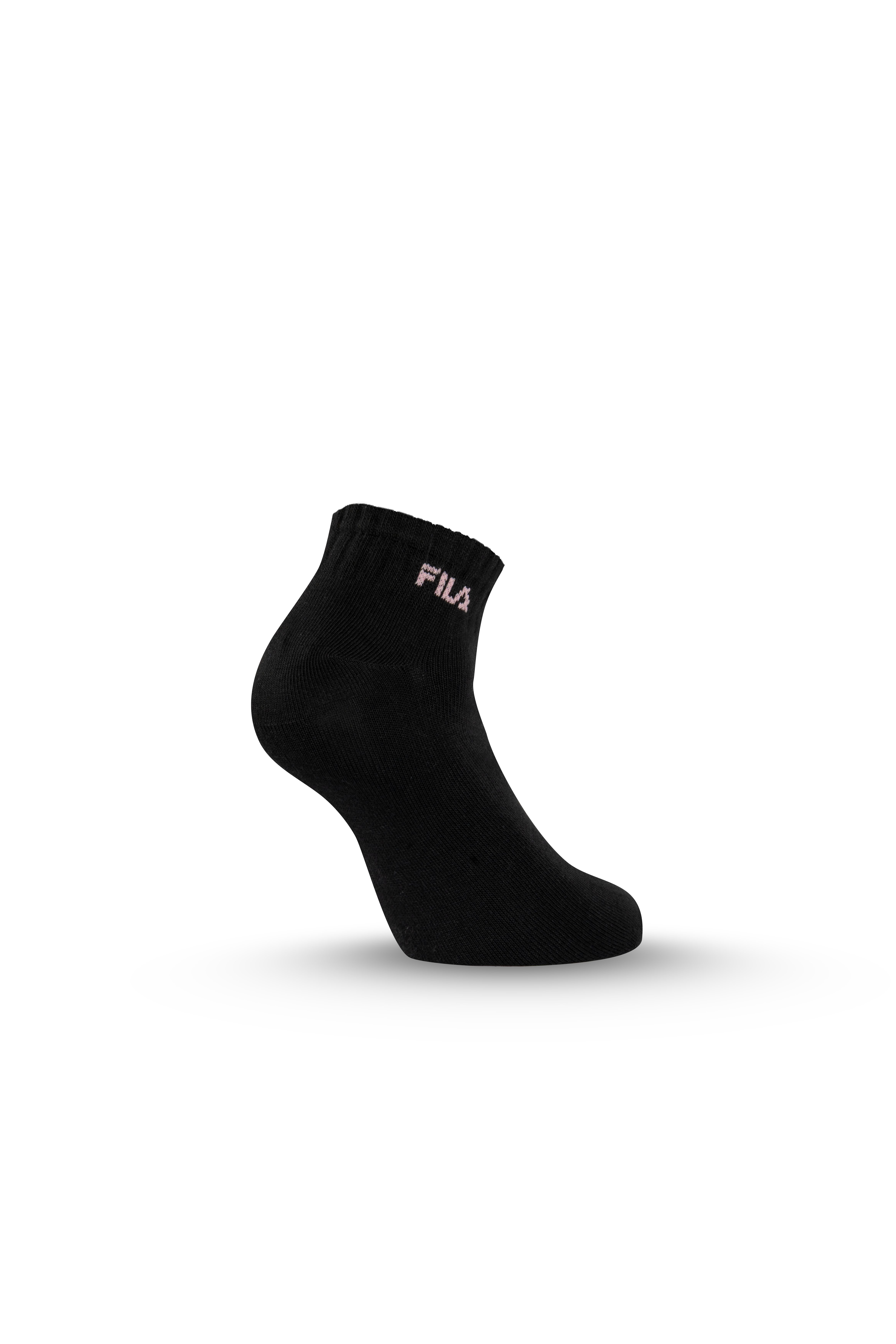 Fila Kurzsocken (6 Paar) Cotton-Mix, Rippenbündchen, Logoschriftzug, Multipack – Bild 5 von 5