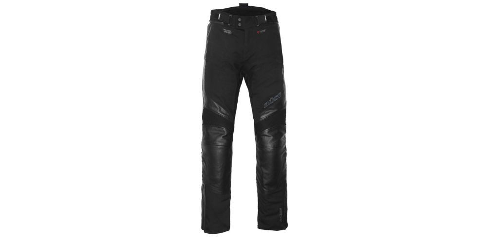 Motorradhose Novaro wasserdichte Motorrad Leder-/Textilhose