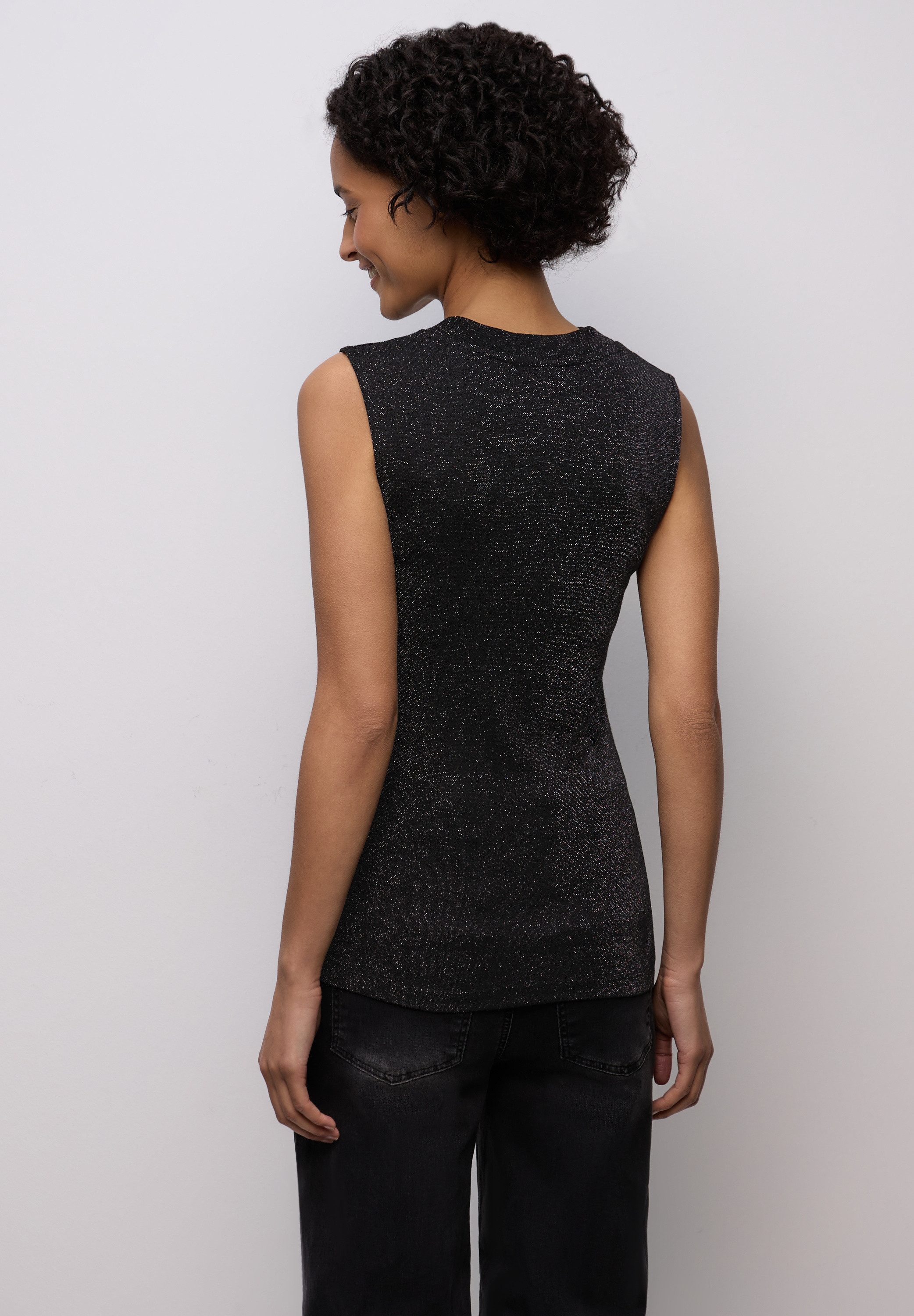 STREET ONE Tanktop im Glitzer-Look günstig online kaufen