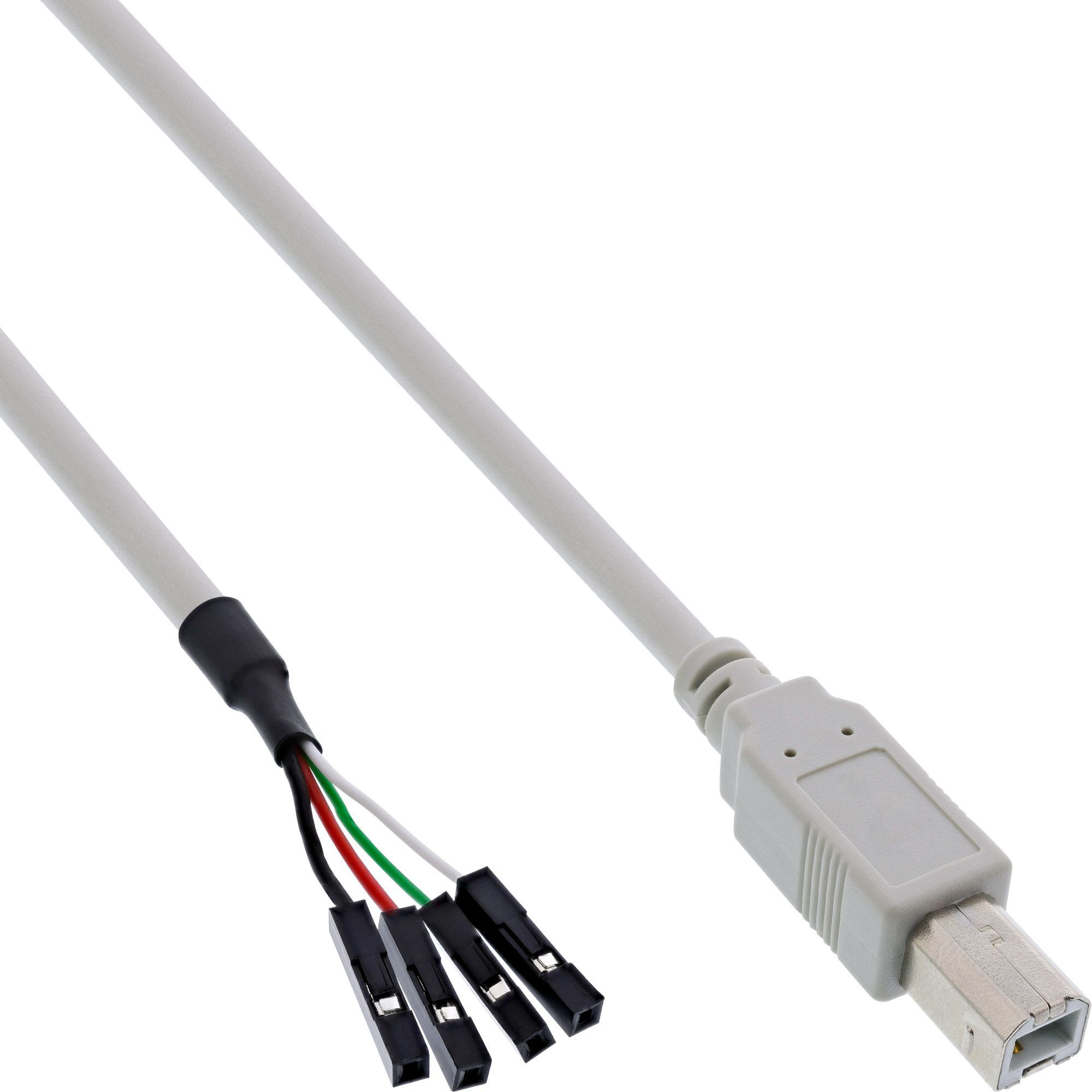 InLine® USB 2.0 Anschlusskabel, Stecker B auf Pfostenanschluss, 0,40m USB-Adapter