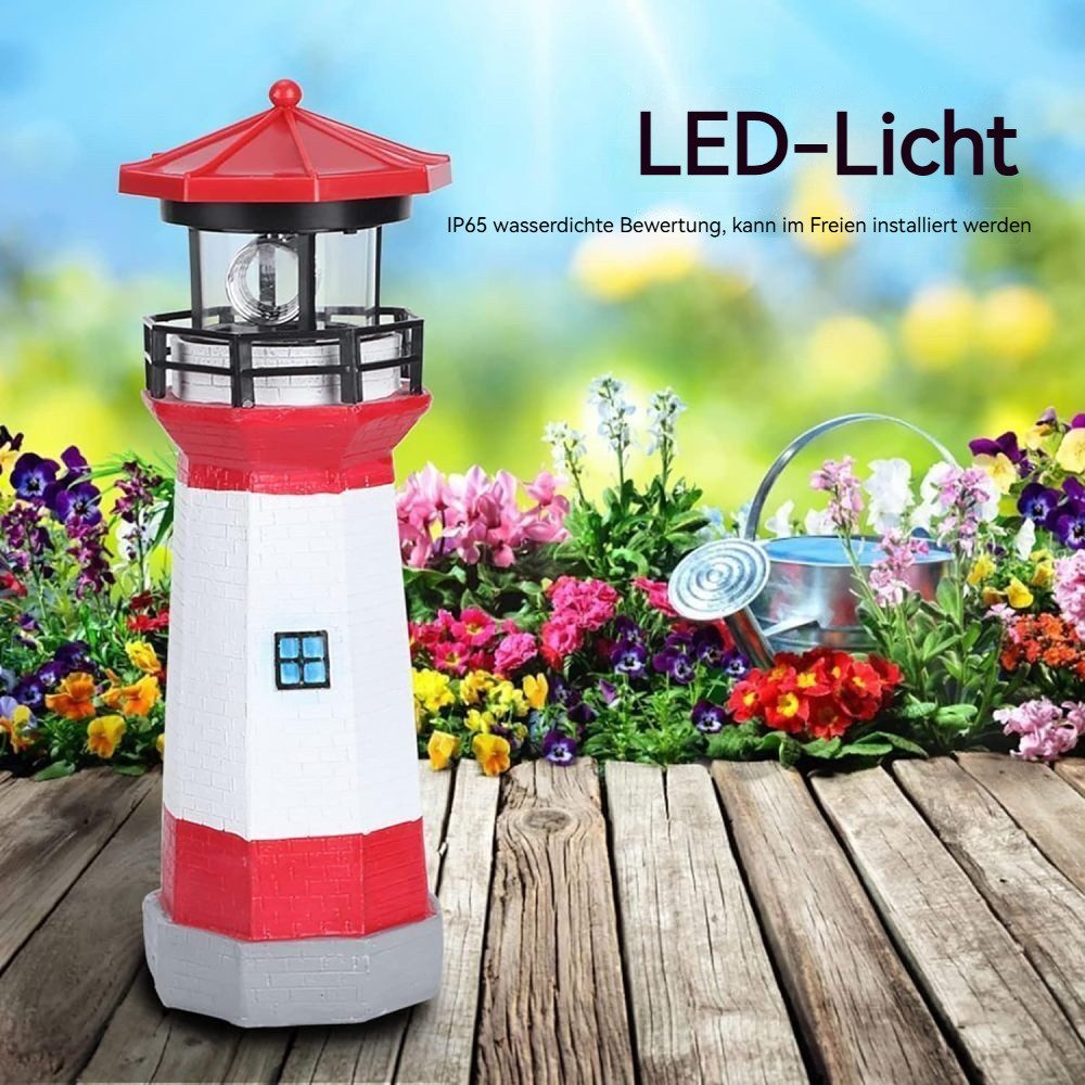 BlingBin LED Solarleuchte Solar Leuchtturm Gartenleuchte günstig online kaufen