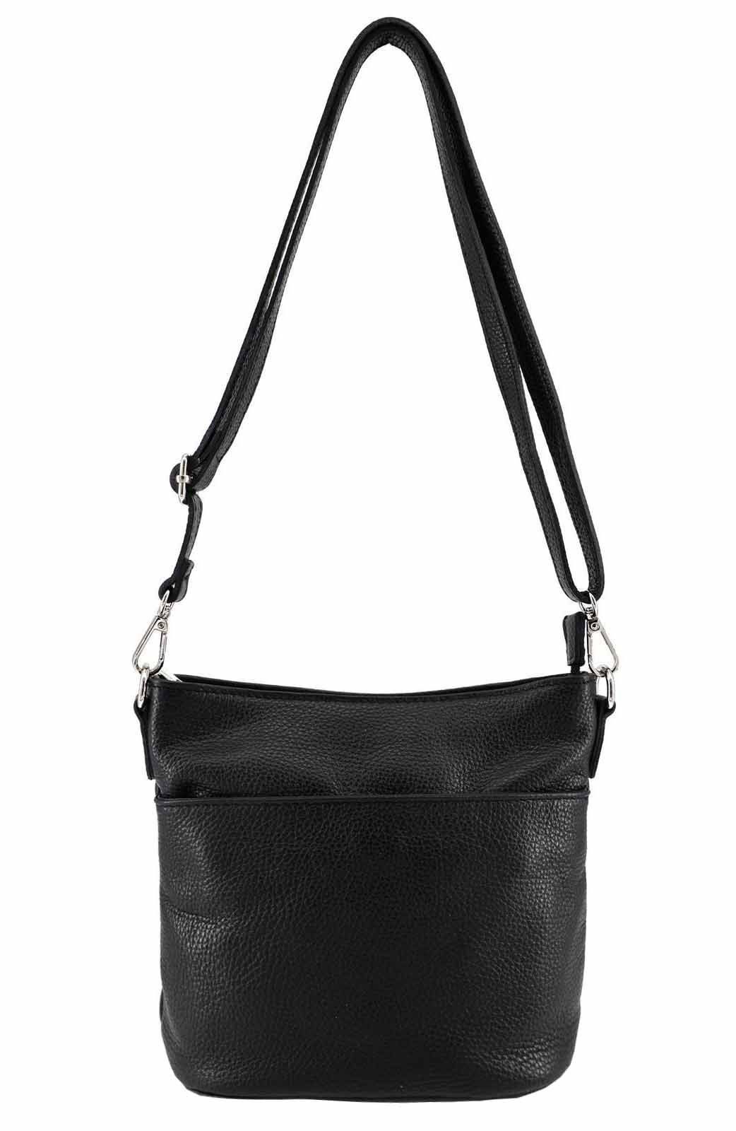 ITALYSHOP24 Schultertasche Made in Italy DAMEN LEDER TASCHE Crossbody Umhän günstig online kaufen