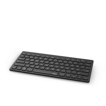 Hama Bluetooth Tastatur Tablet Smartphones mit Standfunktion Tastatur (Deutsche Tastatur (QWERTZ)