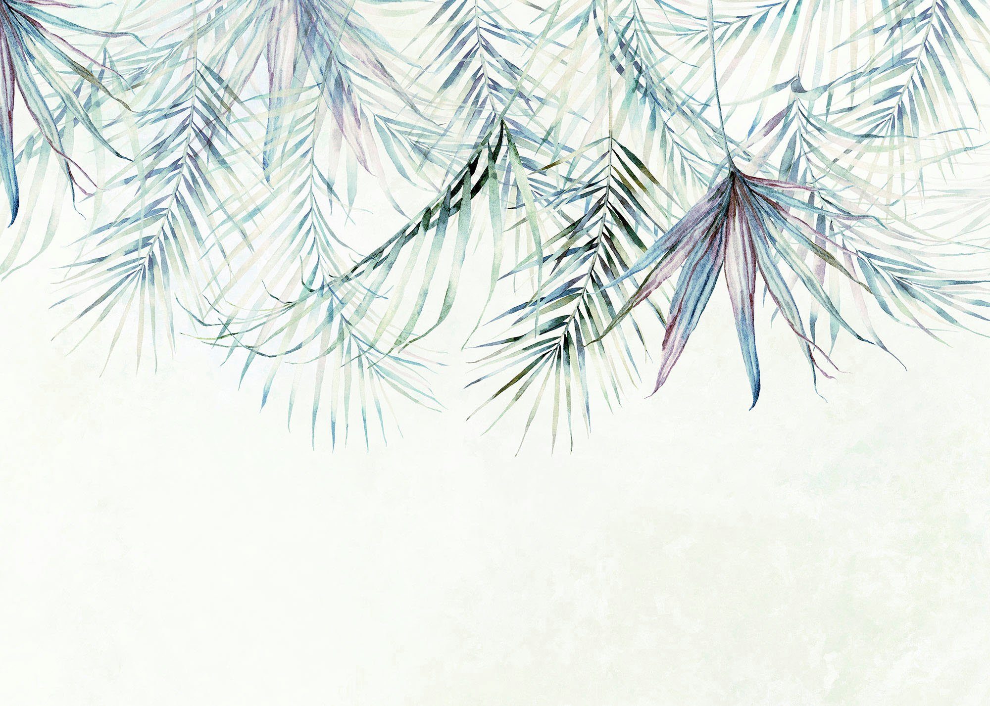 Komar Vliestapete Digitaldruck Vlies - Palm Spring - Größe 350 x 250 cm, glatt, bedruckt, (1 St), Wohnzimmer, Schlafzimmer