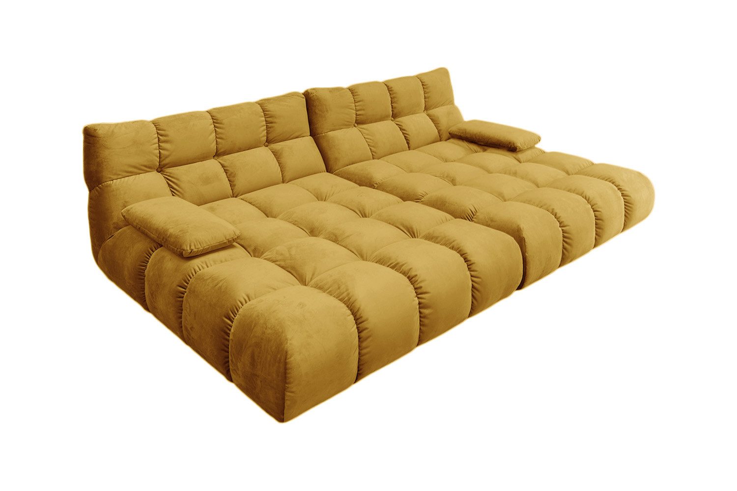 KAWOLA Big-Sofa VIVIEN Riesensofa Velvet - Entspannung pur - Modernes Wohnen, XXL Couch mit Samt Bezug – Maximaler Komfort, Top Design