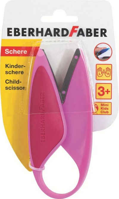 Eberhard Faber Etiketten Kinderschere Kiga - 22 cm, pink