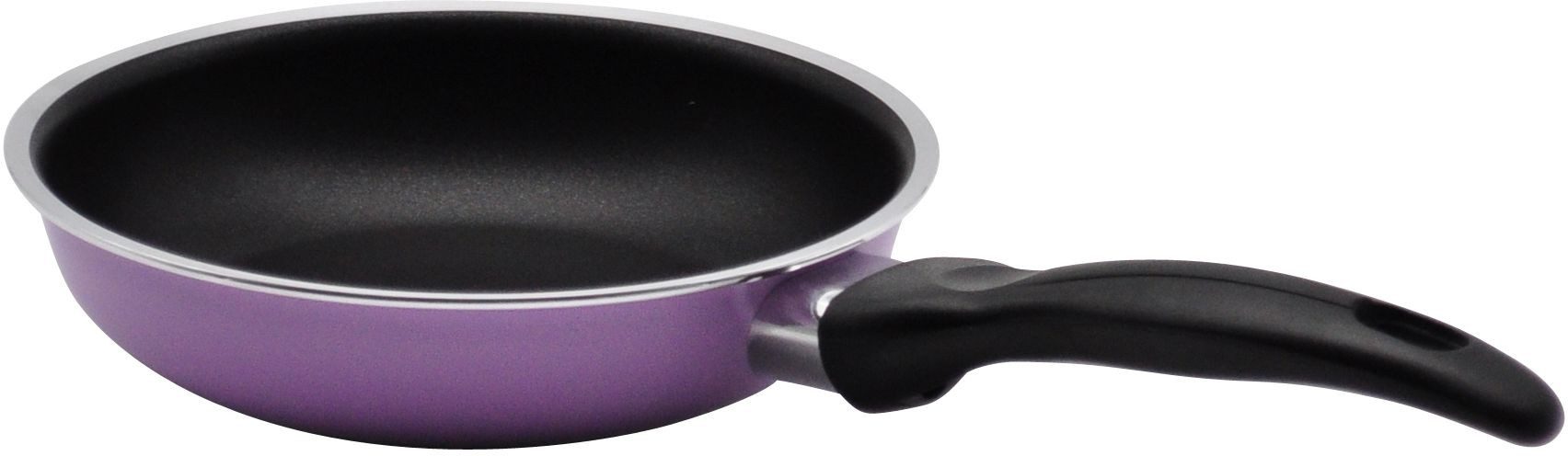 Steuber Bratpfanne, Bratpfanne 16 cm flach lila Antihaft alle Herdarten