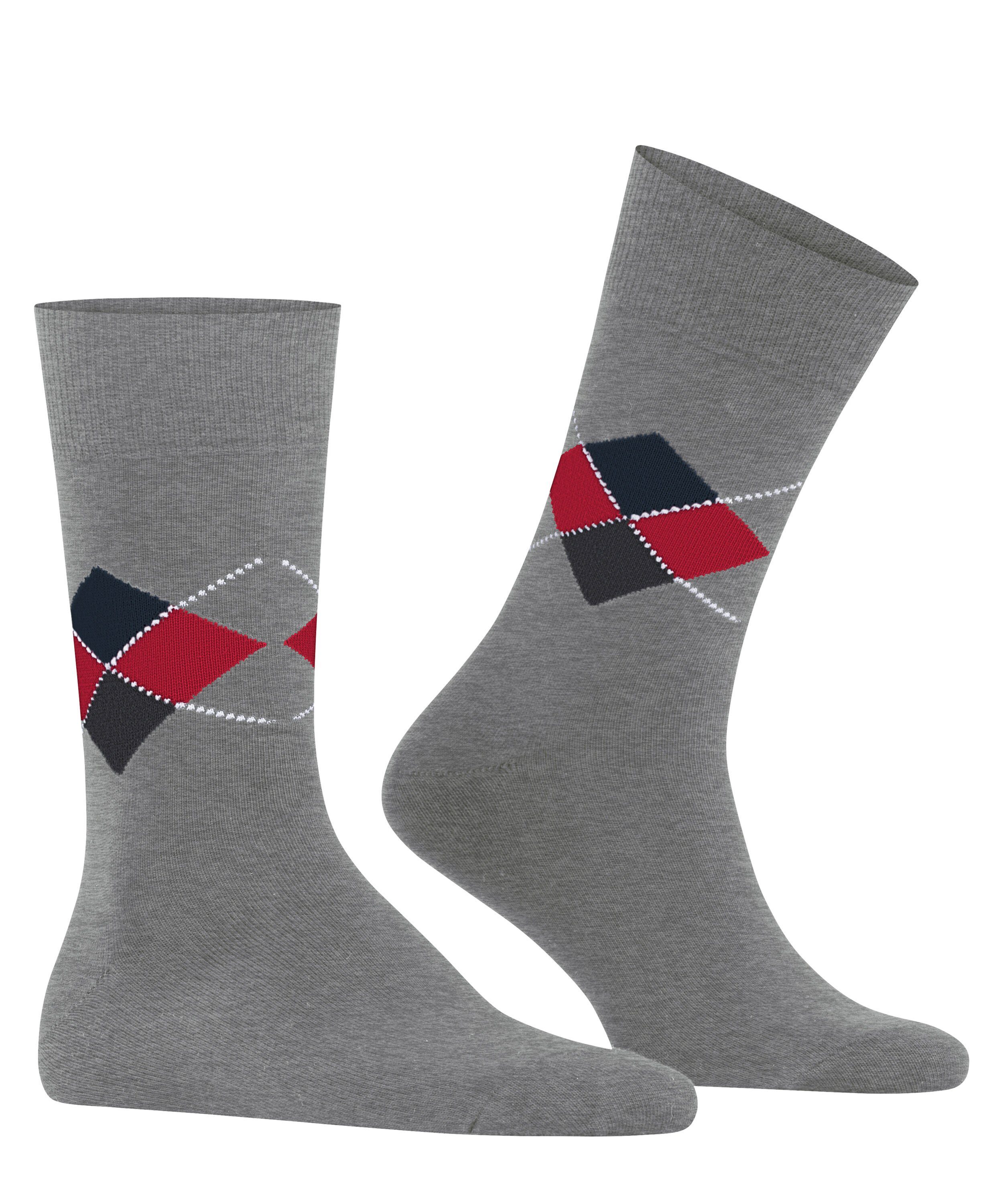 Burlington Socken Multi King (3390) light (1-Paar) greymel