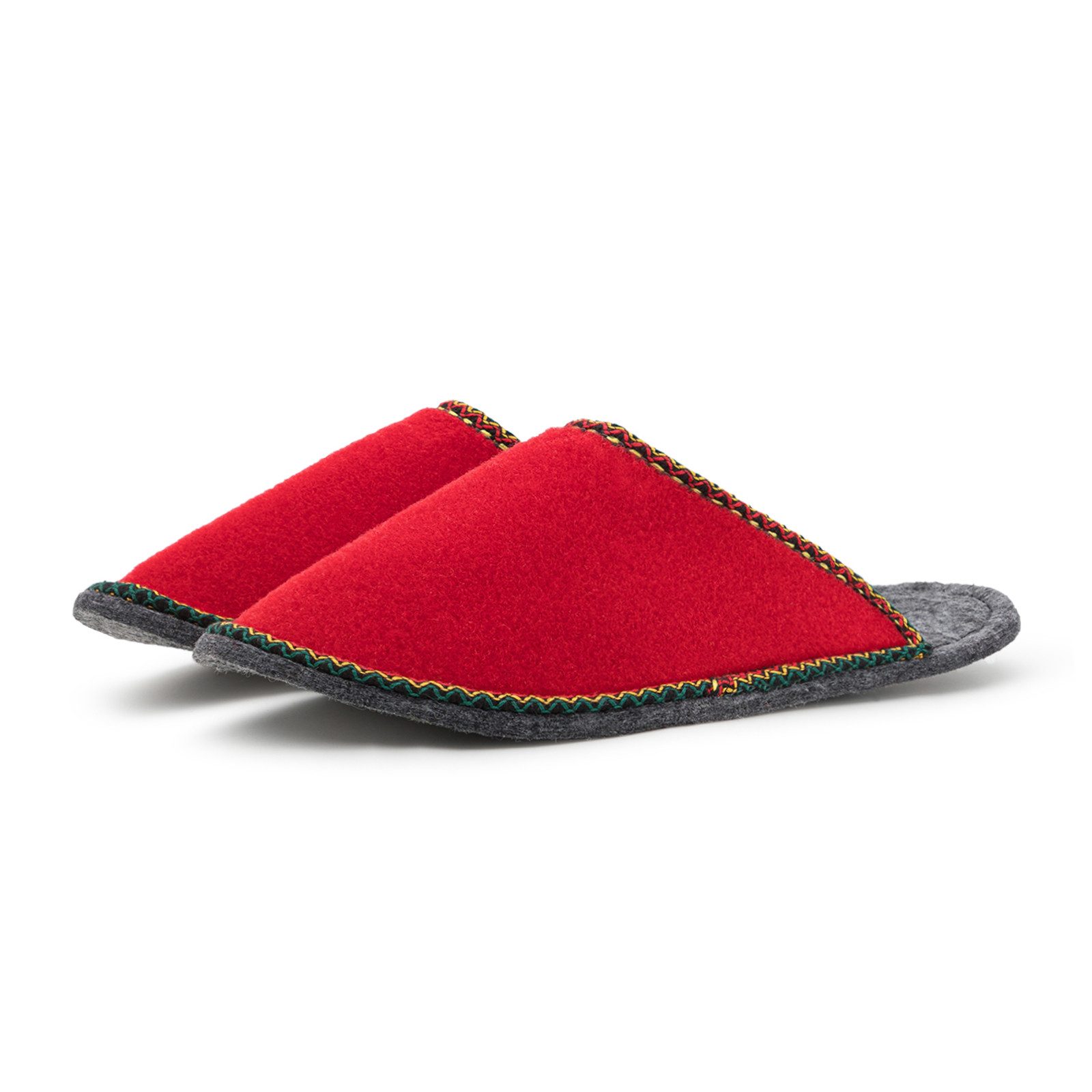 Pantoffelmann Gästepantoffel Herren Damen Gästehausschuh Filzpantoffel Pantoffel Pantoffel (1 Paar) Filzpantoffeln, Gästepantoffel besonders leicht
