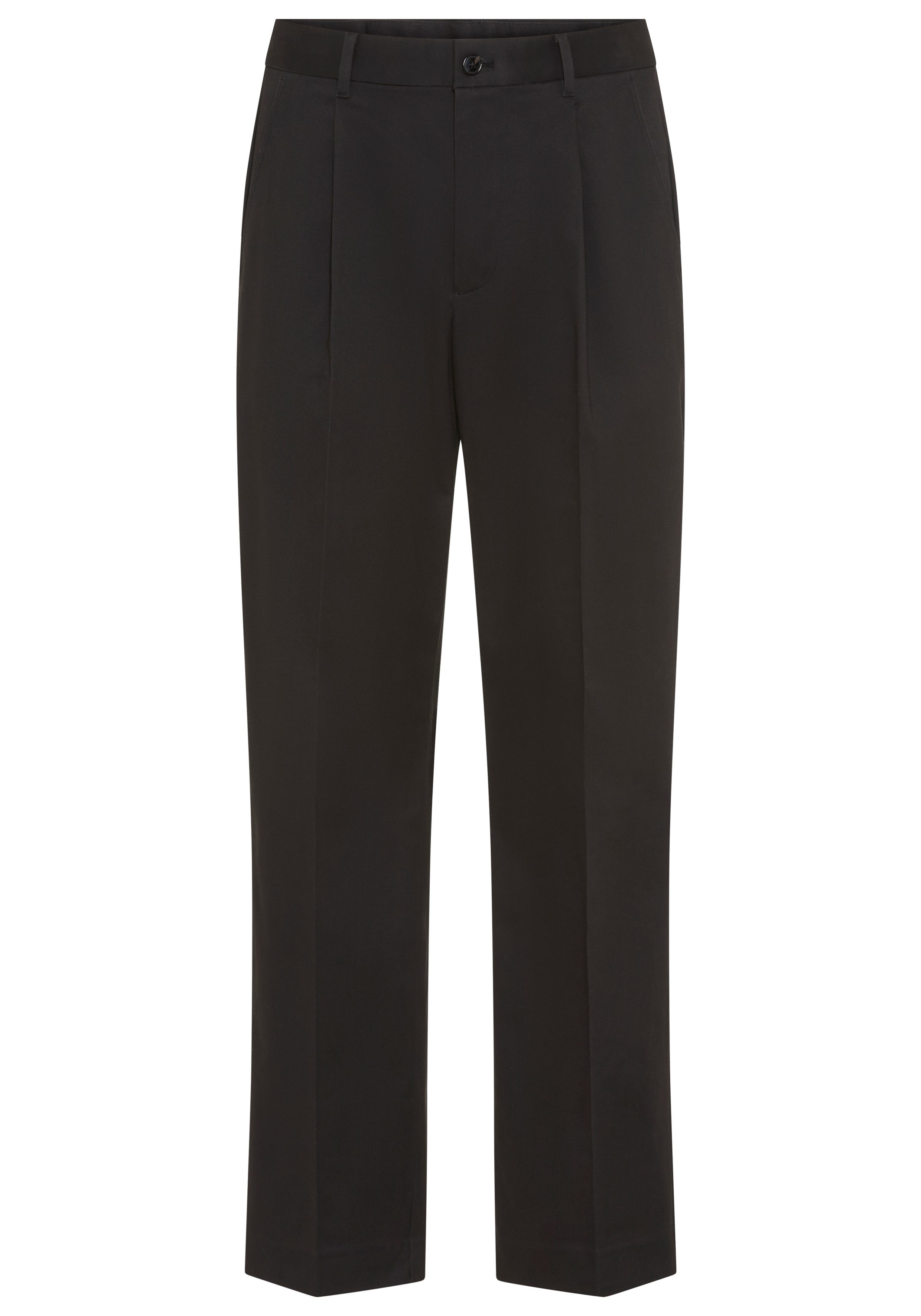 Calvin Klein Chinohose mit Bundfalte, Straight Fit günstig online kaufen