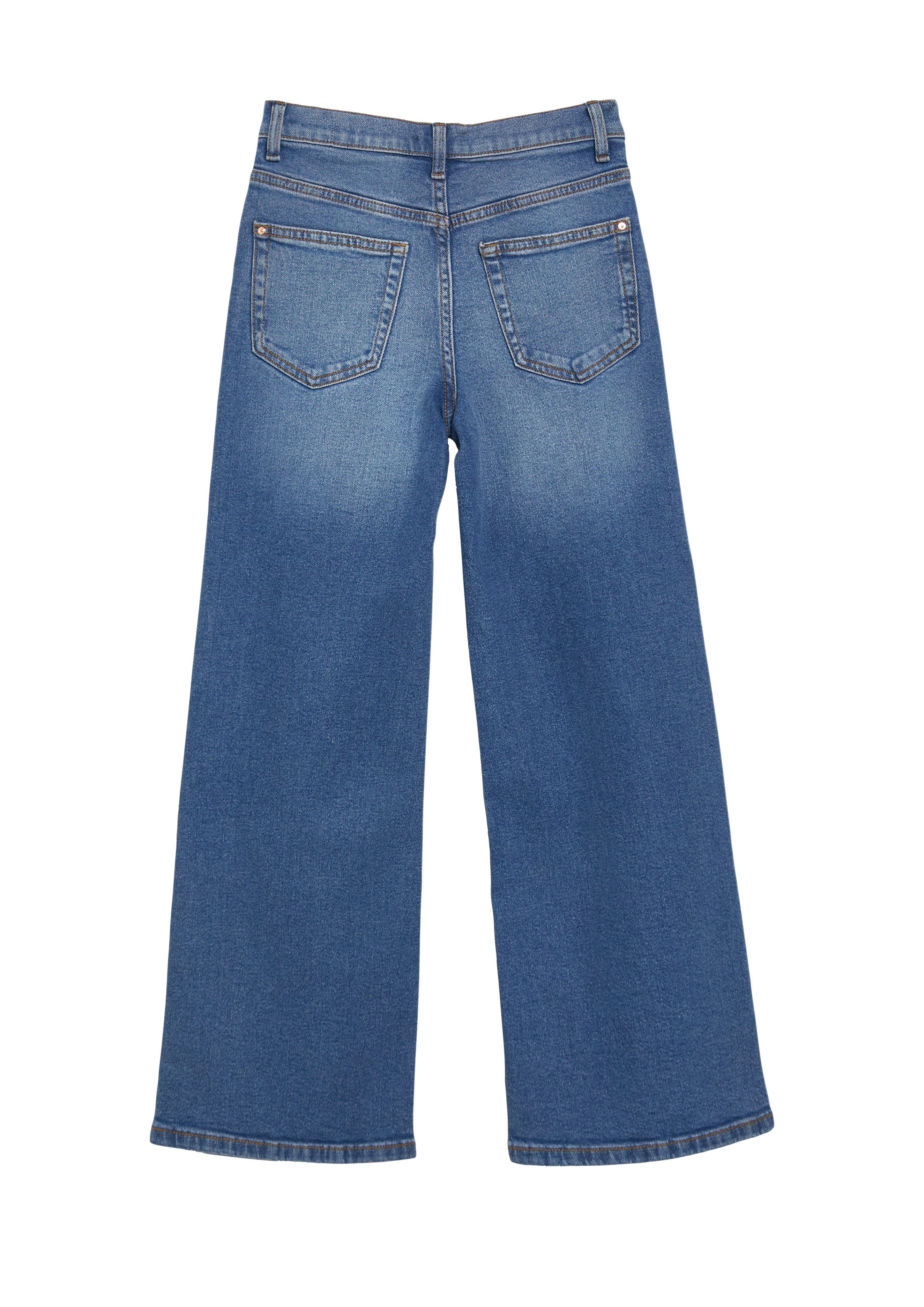 s.Oliver Junior Weite Jeans mit Weitenregulierung innen, für Kids – Bild 2 von 2