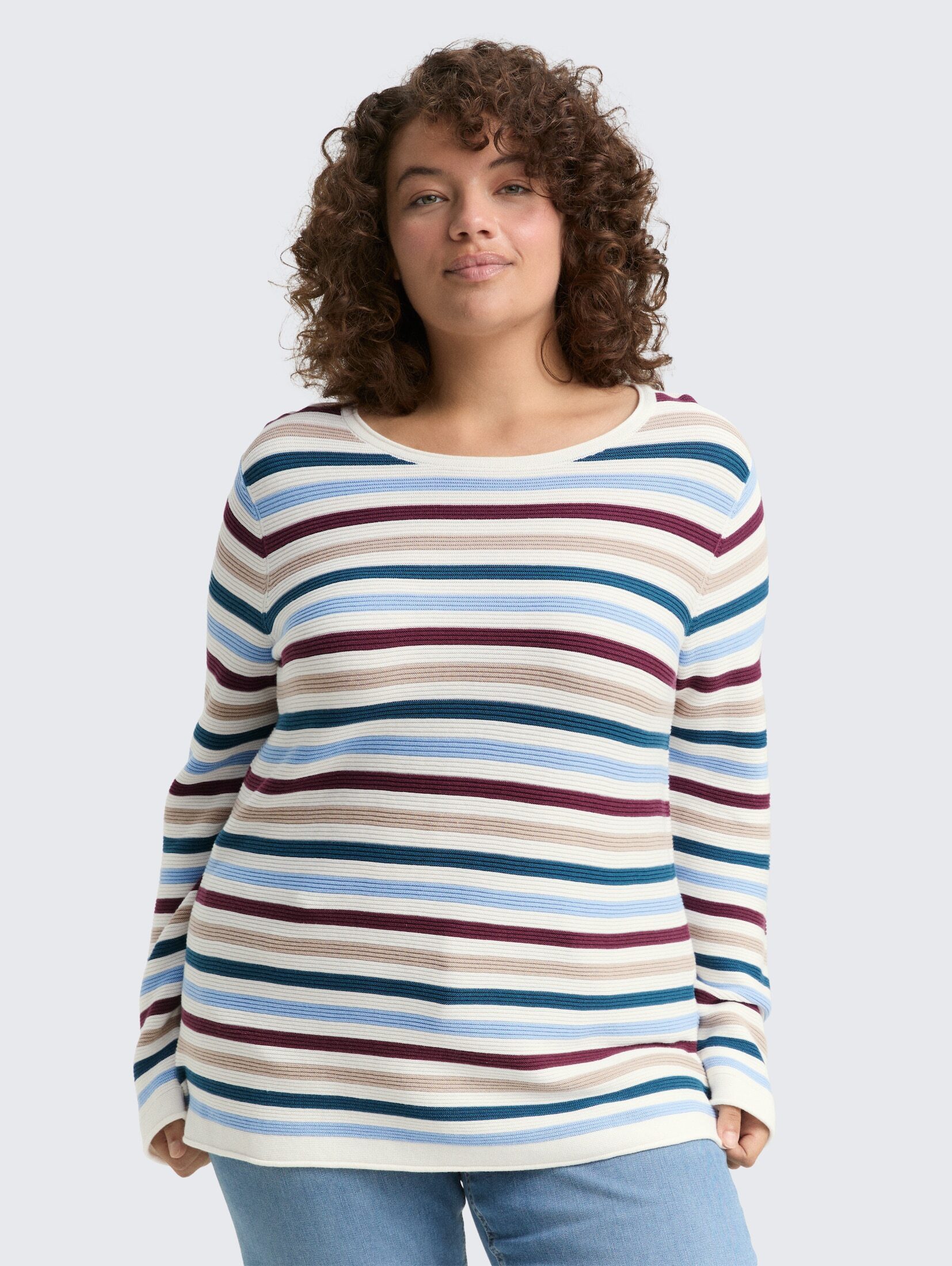 TOM TAILOR PLUS Strickpullover Pullover & Strickjacken Plus Size - Strickpu günstig online kaufen
