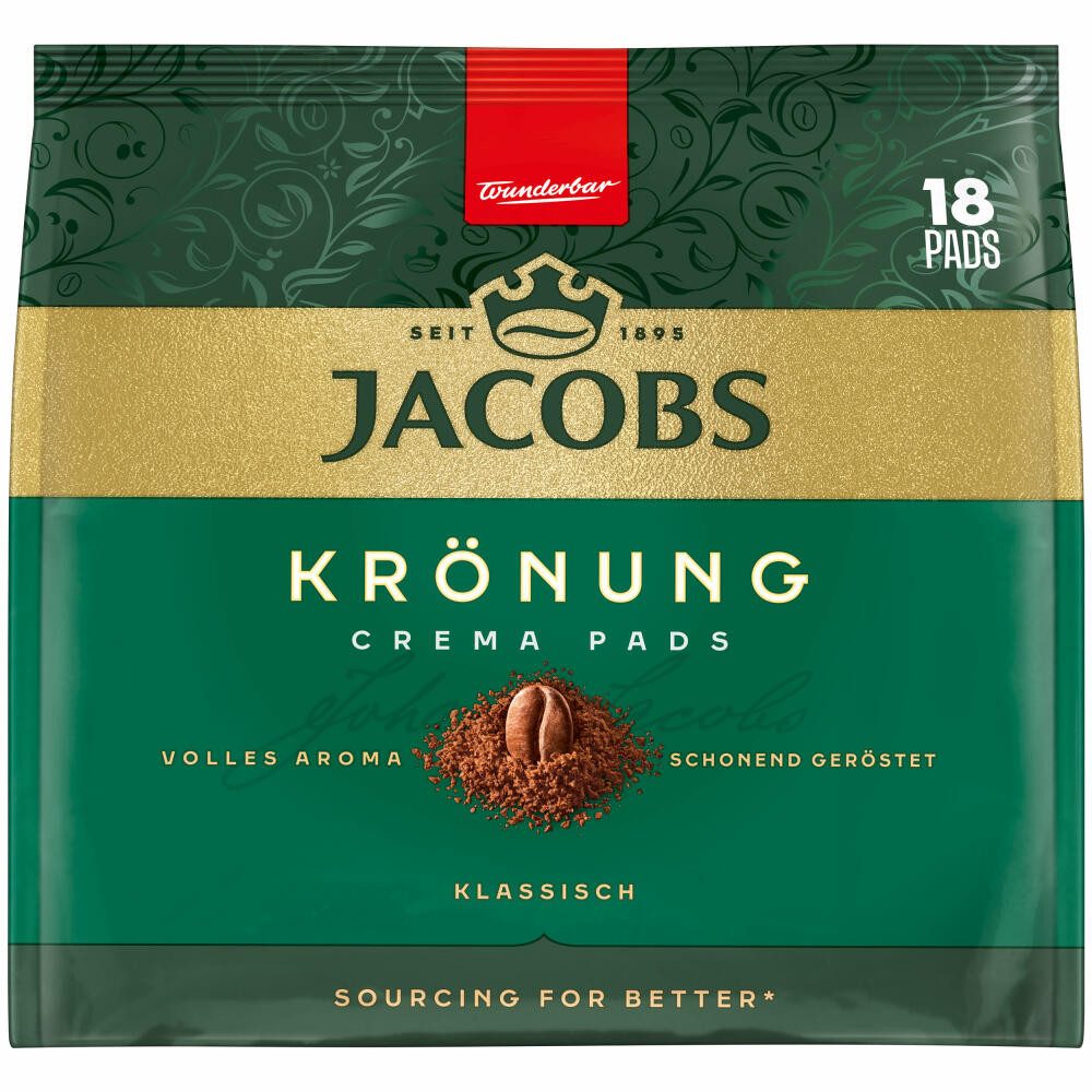 JACOBS Kaffee Crema Pads Klassisch 18 Pads