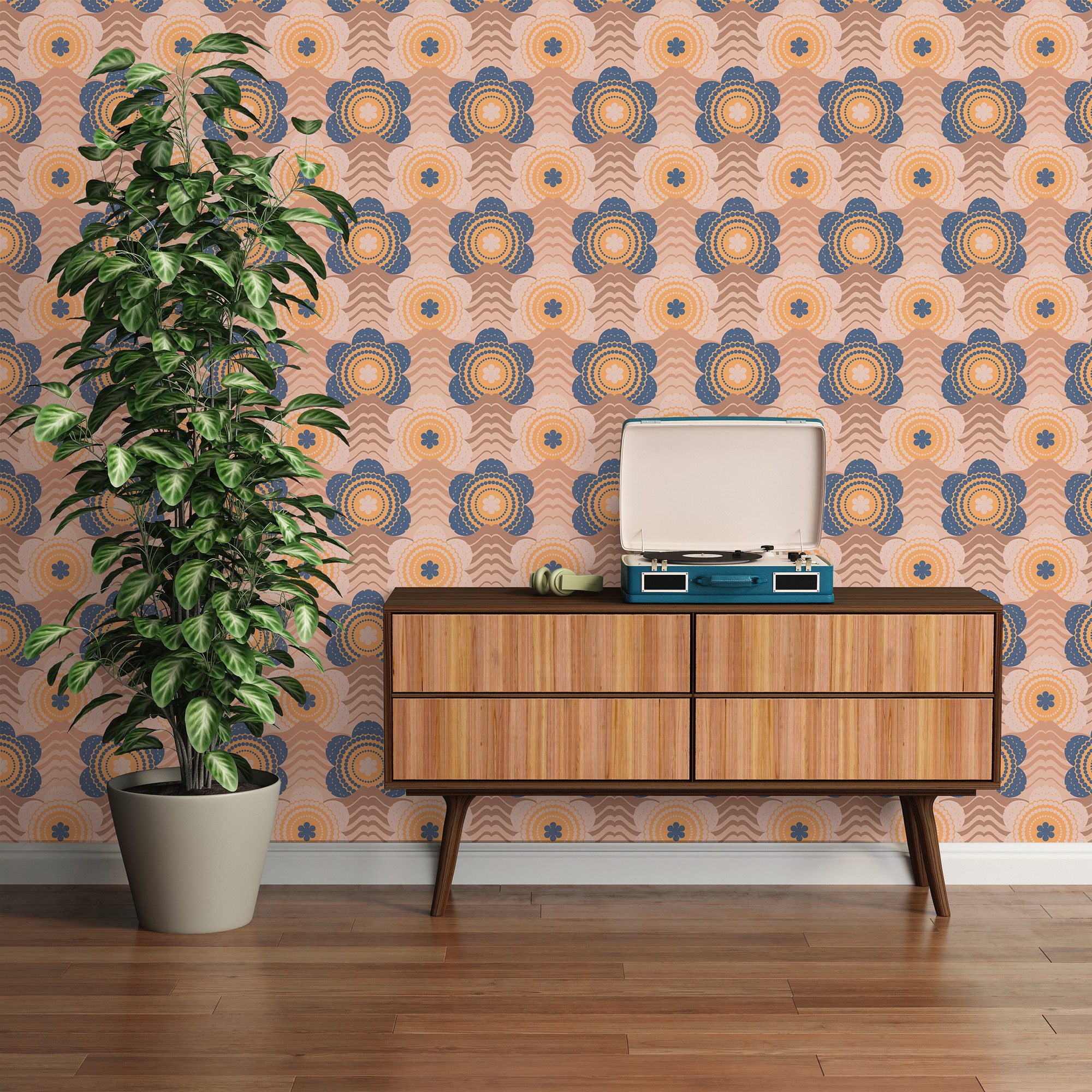 Bricoflor Vliestapete Retro Chic 395392 günstig online kaufen