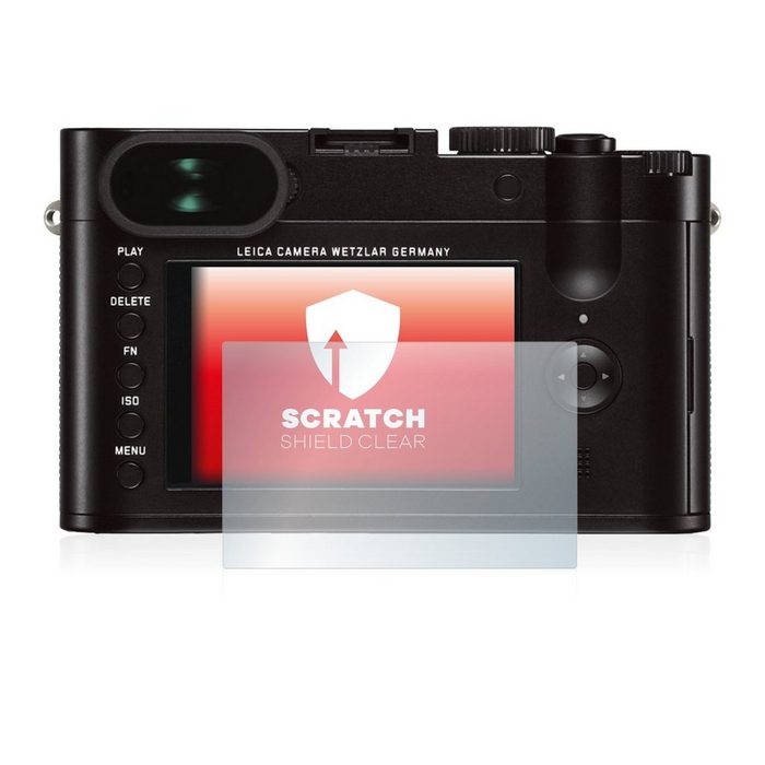 upscreen Schutzfolie für Leica Q (Typ 116) Displayschutzfolie Folie klar Anti-Scratch Anti-Fingerprint