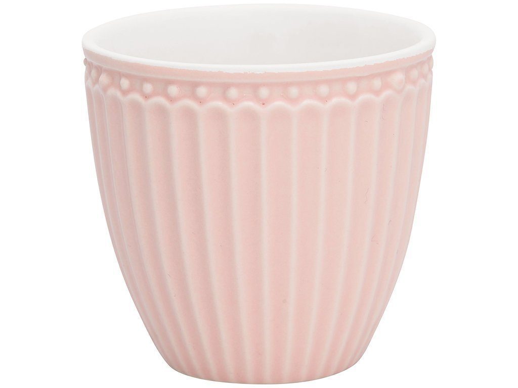 Greengate Tasse Kleine Latte Alice, Steingut pale pink