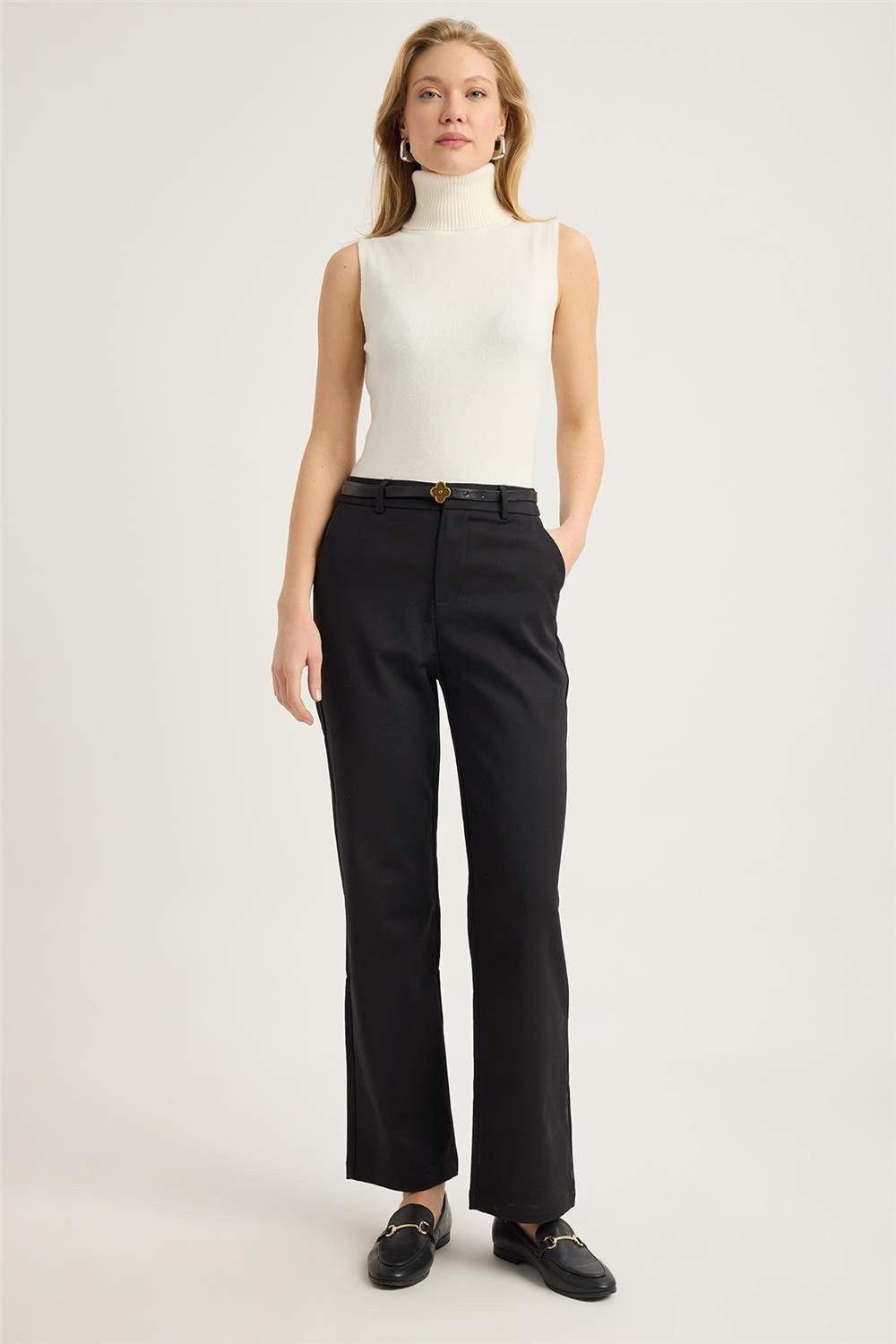 Bequeme Jeans Hochtaillierte Hosen