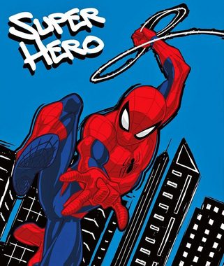 Bettwäsche Spider Man Marvel 135x200cm Disney Super Hero, Herding, Renforcé, 2 teilig, Zeichentrickfiguren, mit Knopfleiste