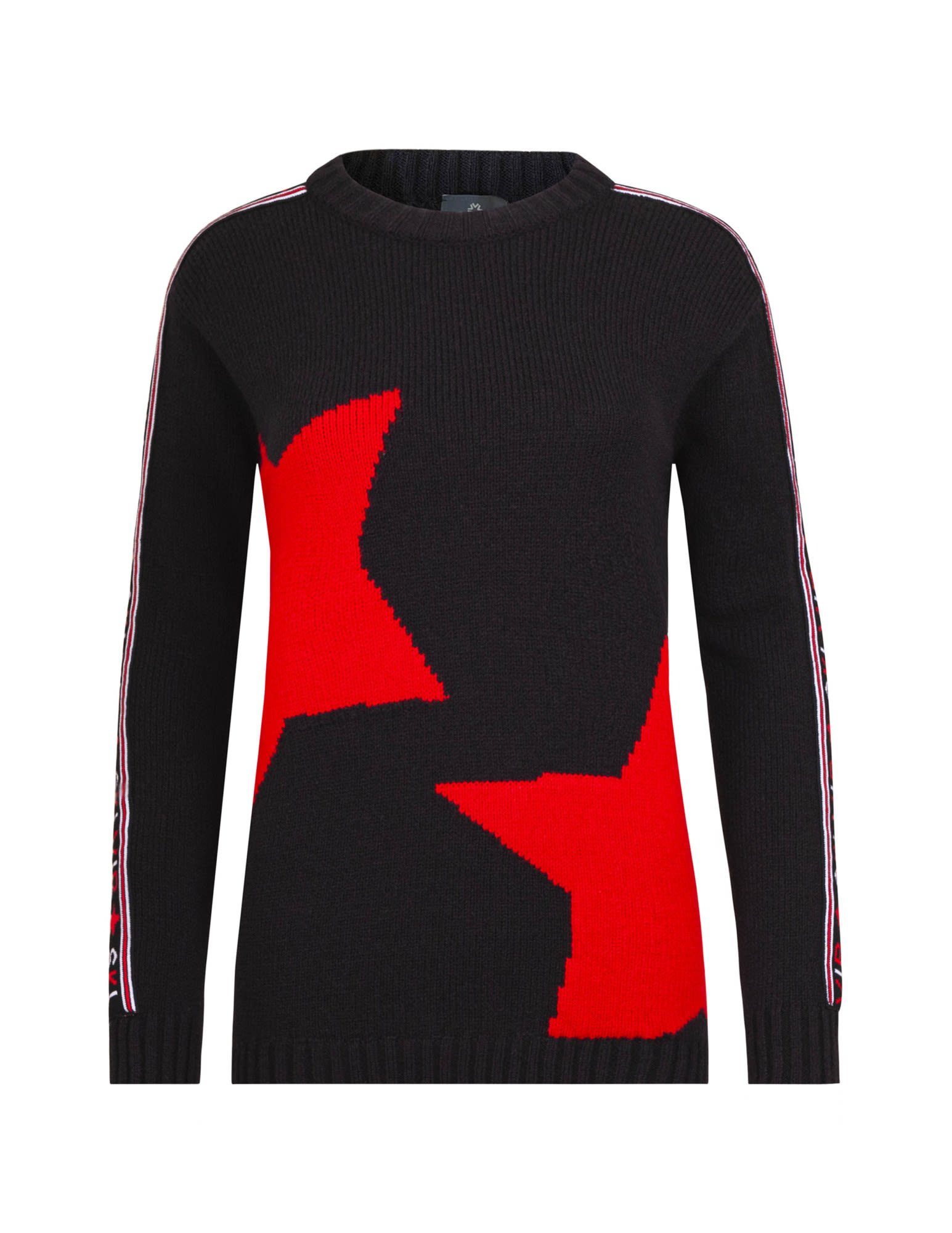 New Zealand Auckland Fleecepullover Newland W Ariel Damen Sweater Black - Red