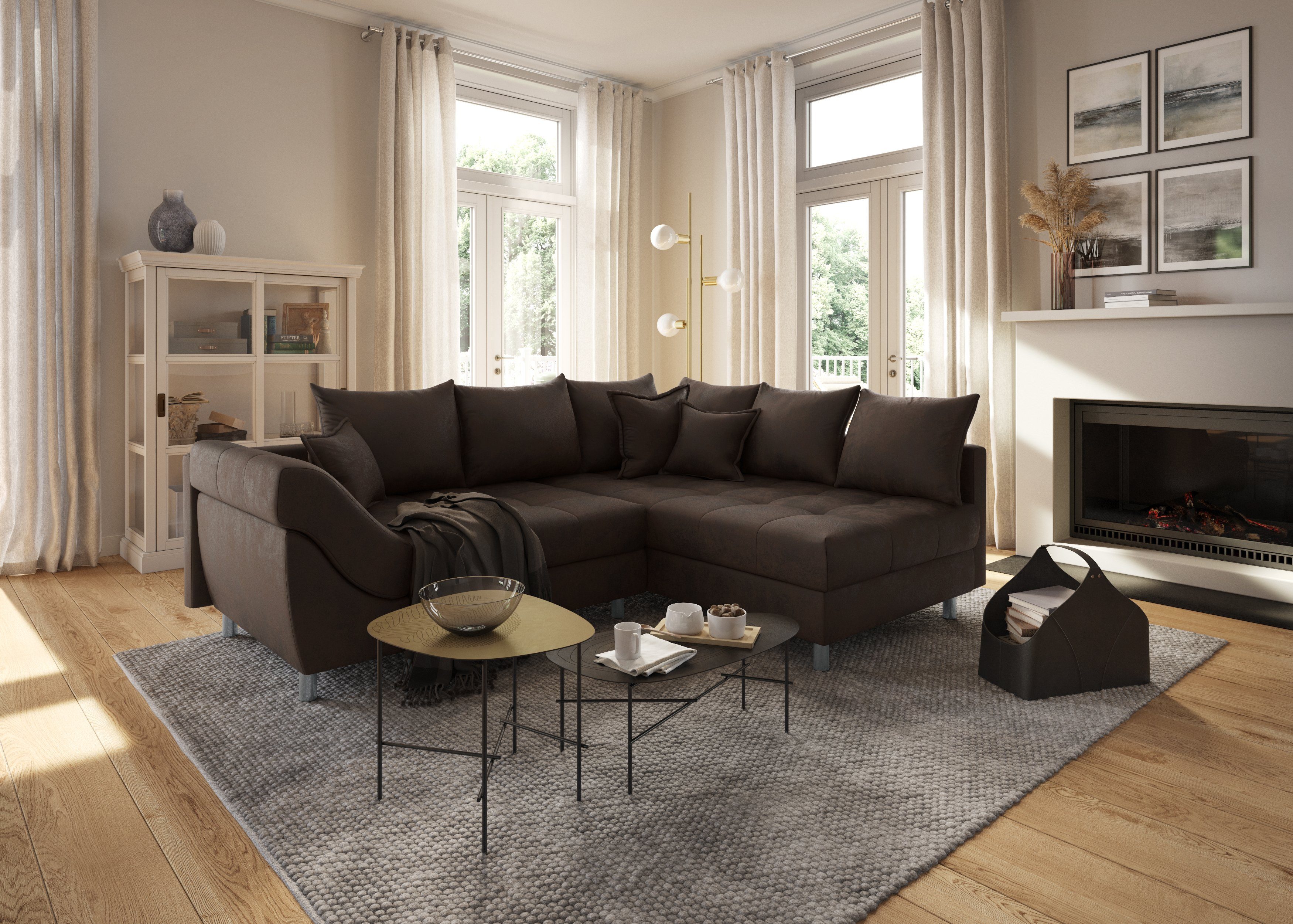 Braune Kunstleder Sofas online kaufen | OTTO