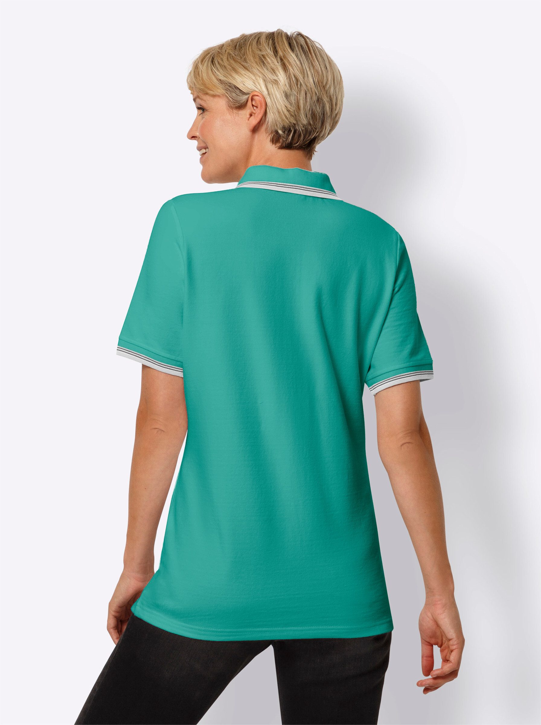 Sieh an! T-Shirt Poloshirt Kurzarm günstig online kaufen
