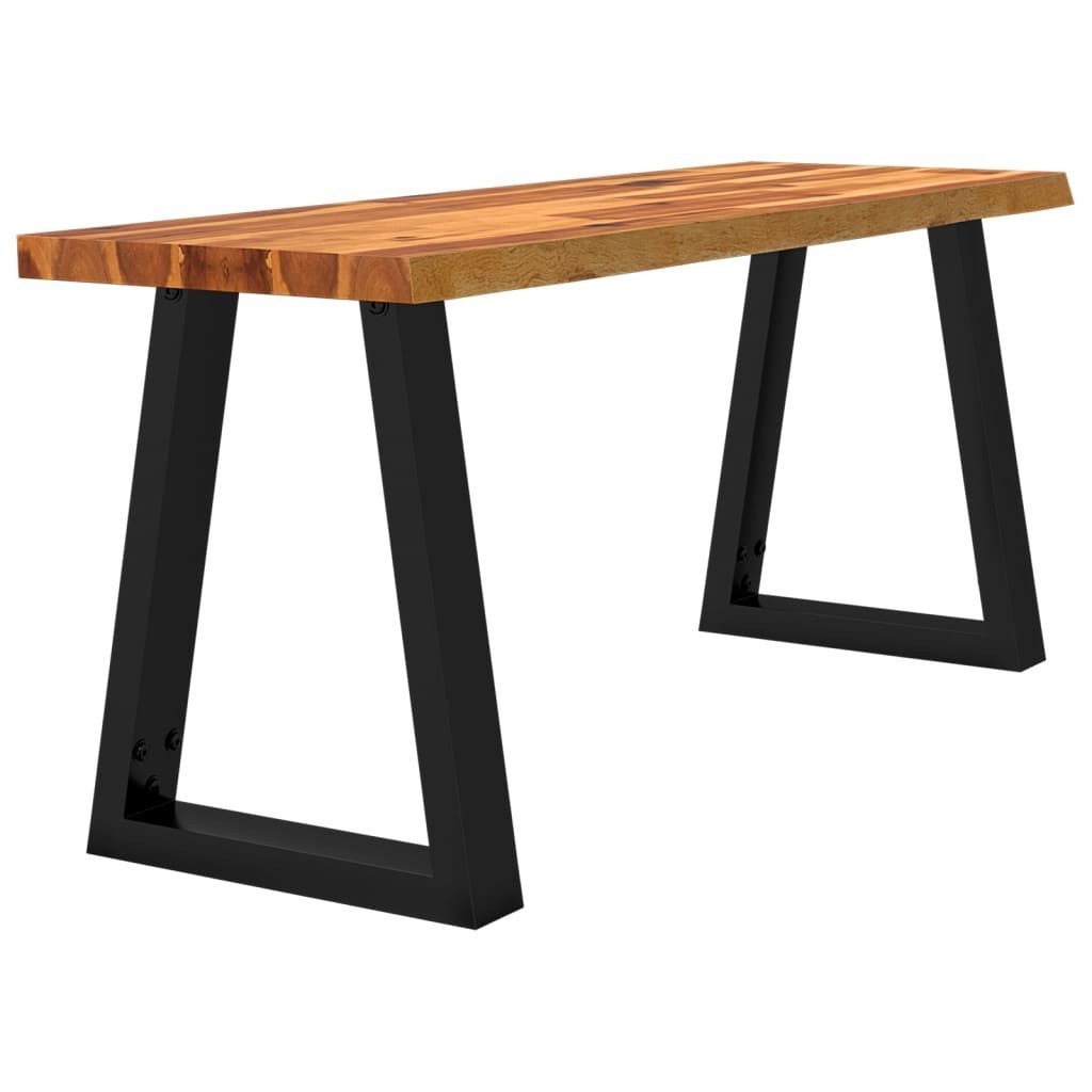 vidaXL Sitzbank Bank Baumkante 110 cm Massivholz