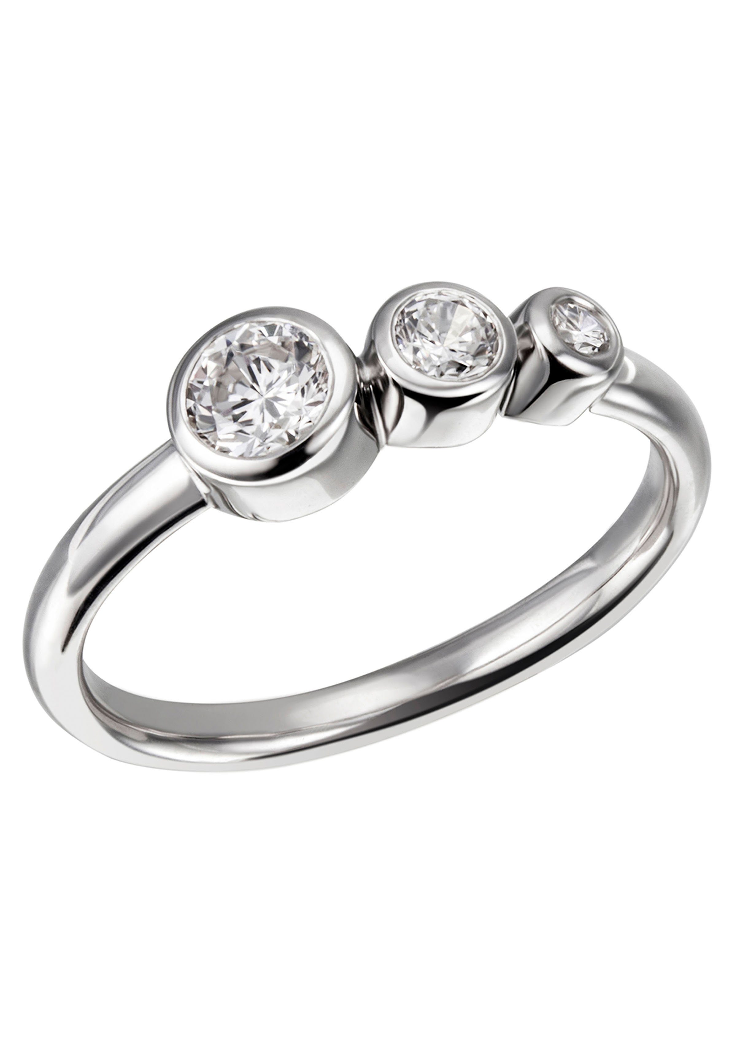 Fingerring Schmuck Geschenk Silber 925 Silberring Ring glitzernd