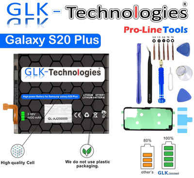 GLK-Technologies High Power Ersatzakku kompatibel mit Original Samsung Galaxy S20 Plus G985F 5G G986B Batterie Battery Akku EB-BG985ABY GLK-Technologies inkl. Werkzeug Set Kit Handy-Akku 4600 mAh