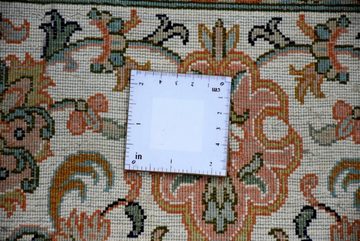 Seidenteppich Kashan 8410, Kayoom, rechteckig, Höhe: 10 mm, Einzelstück mit Zertifikat, Wohnzimmer
