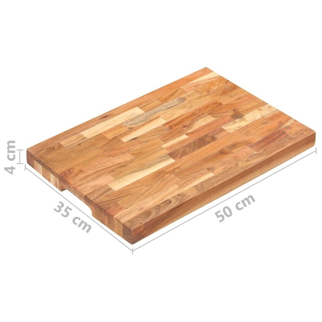 50x35x4 in (LxBxT: möbelando aus Akazienholz, natur Schneidebrett 3002809, cm), Akazienholz